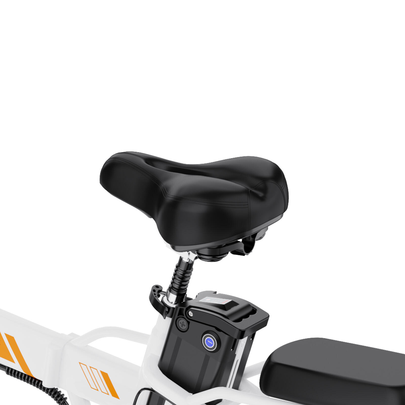 Vélo Électrique Pliable 250W Compact et Léger – EVERCROSS EK5 Blanc – Image 4