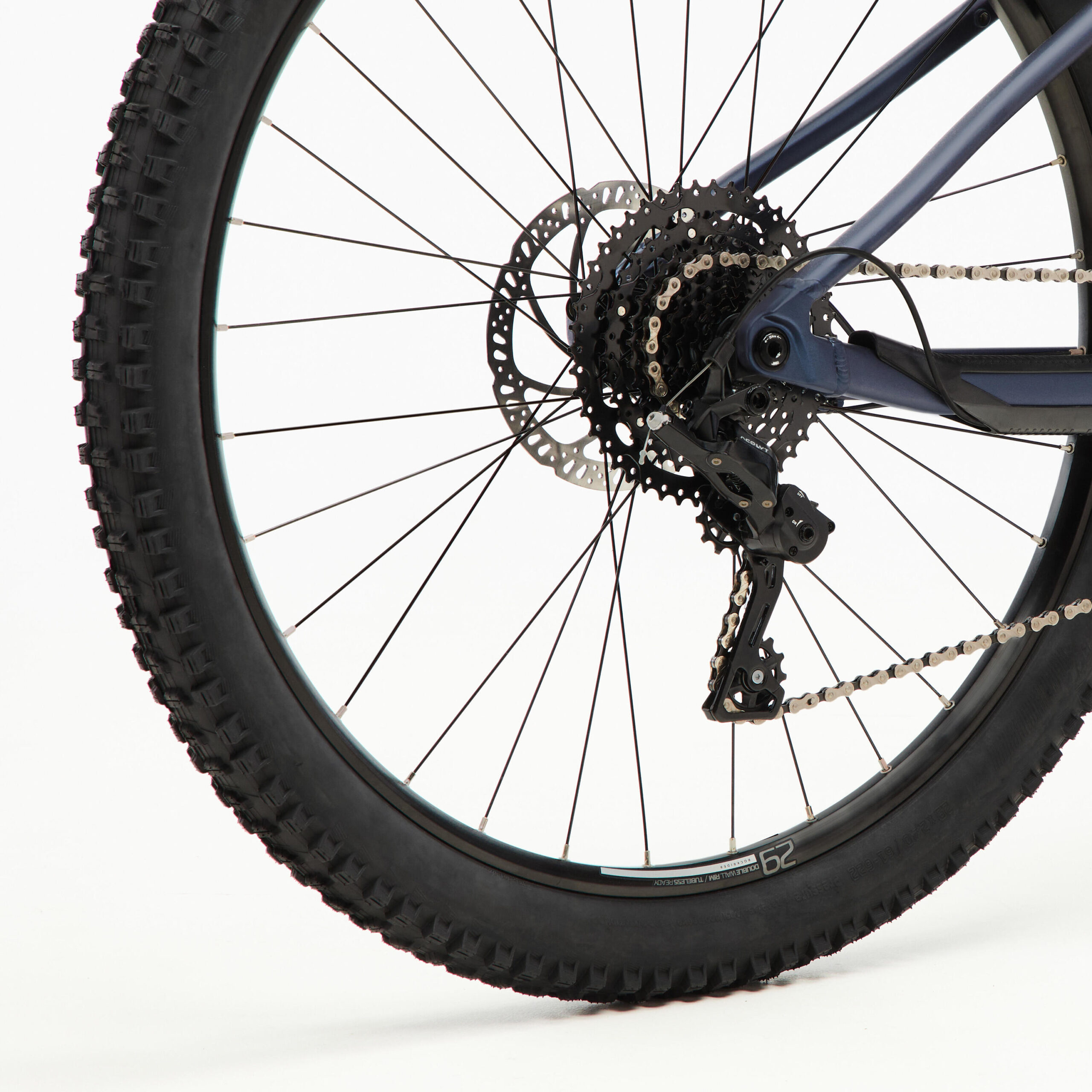 Vélo vtt électrique semi rigide 29" - e-expl 520 bleu nuit – Image 2
