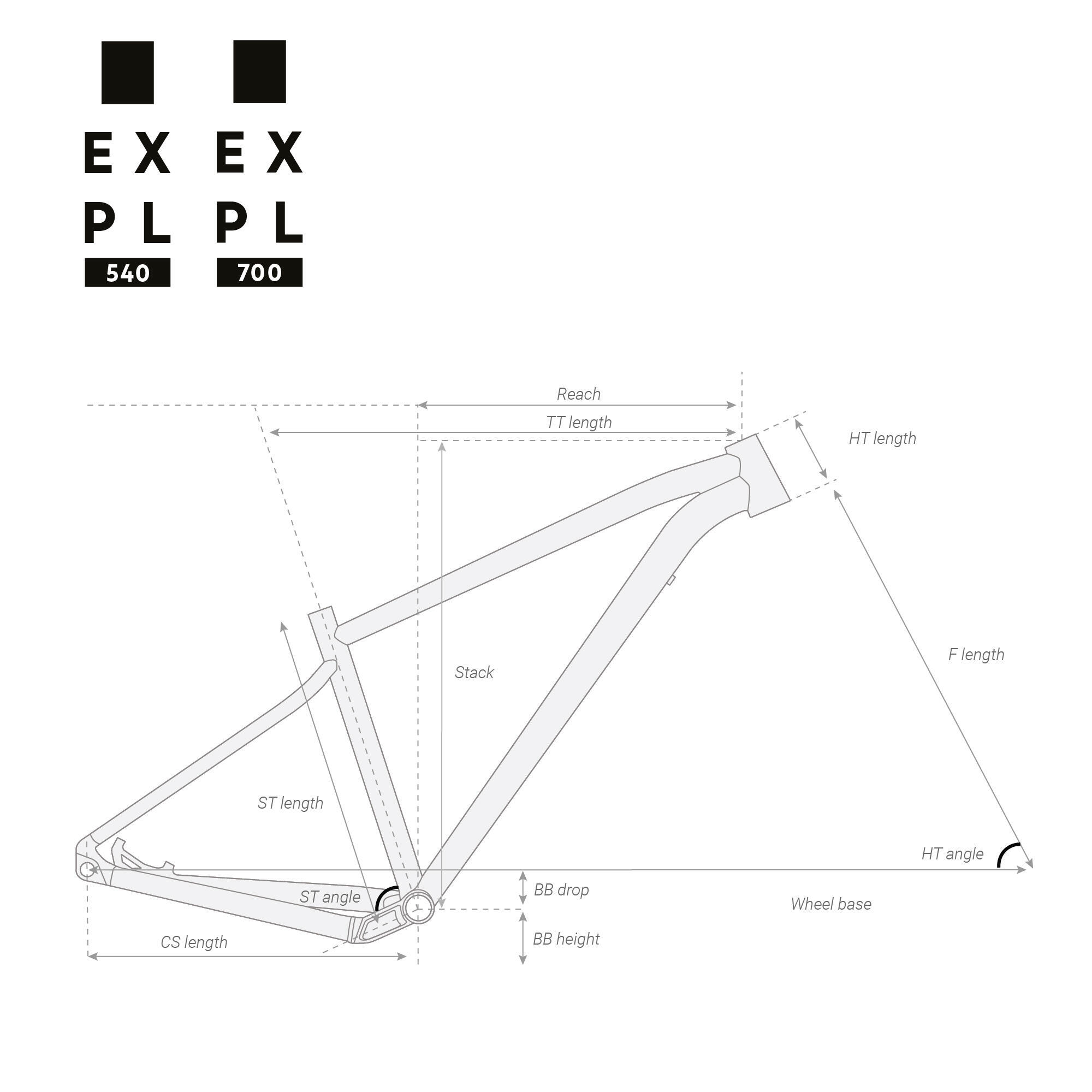 VÉLO VTT RANDONNÉE EXPL 540 BLEU NOIR 29" – Image 3