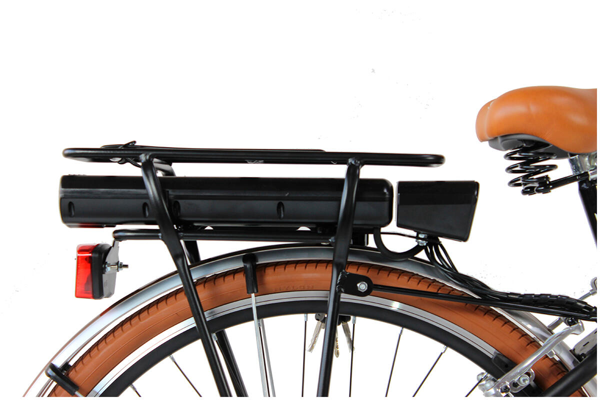 Vélo électrique de ville Dolce Vita by Canellini Homme avec sacoches - Beige