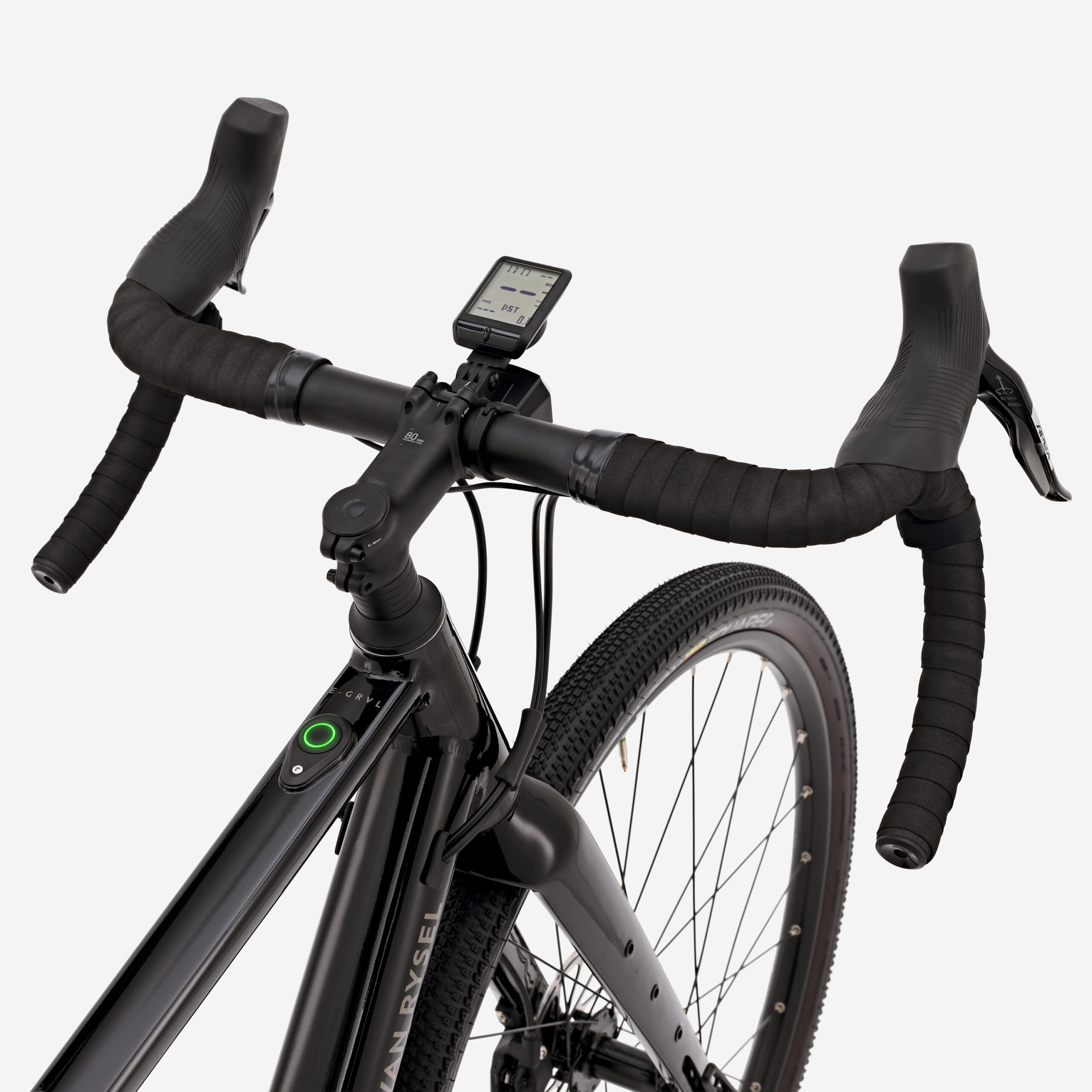 Vélo gravel électrique SRAM Apex 1x12v XPLR, E-GRVL AF HD noir – Image 7