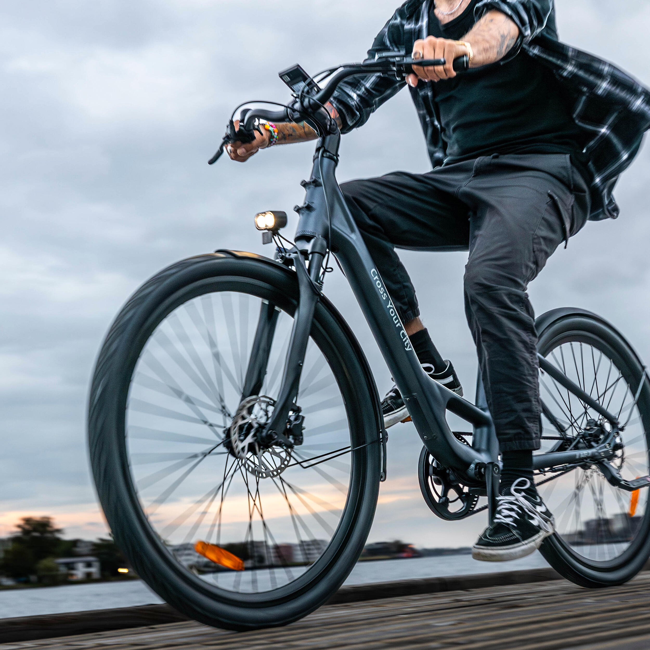ADO Air28 Vélo électrique, 28" Ebike, Entraînement par Courroie, APP, 250W, 36V – Image 4