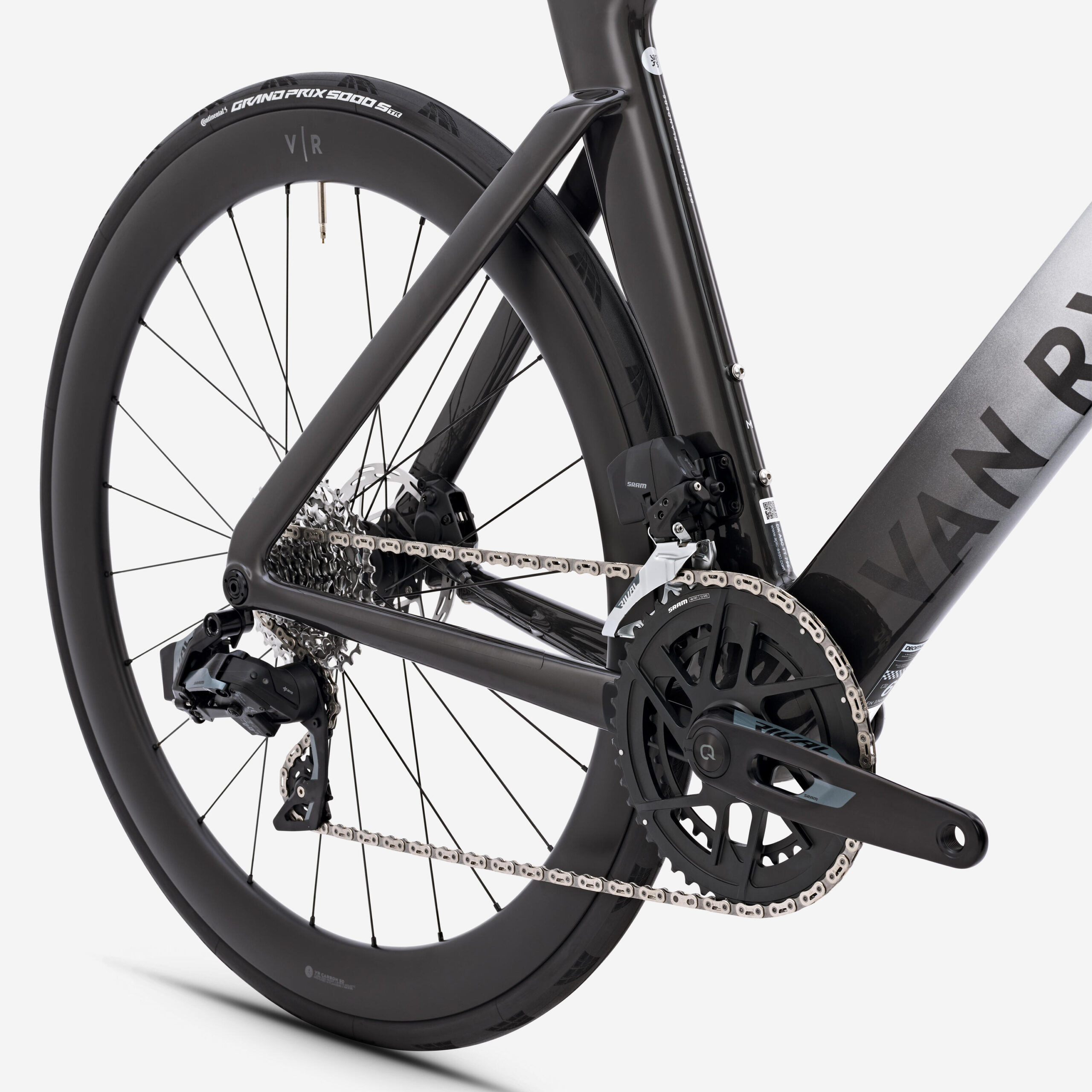 Vélo de route SRAM Rival AXS E1 2x12v capteur de puissance, RCR-F Pro Gris – Image 2