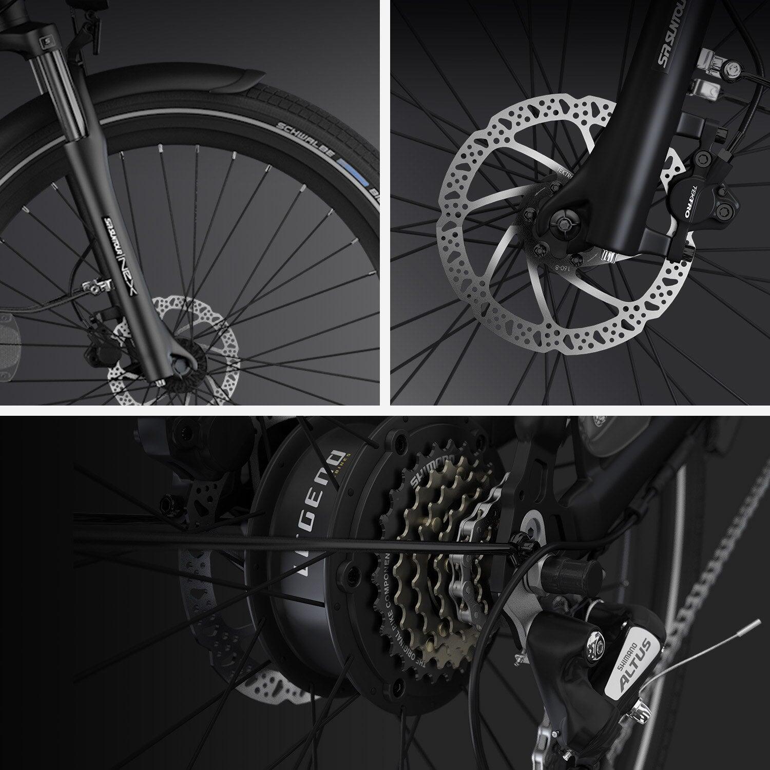 Vélo de Ville Électrique 26" Smartbike - Legend Milano 14Ah Noir
