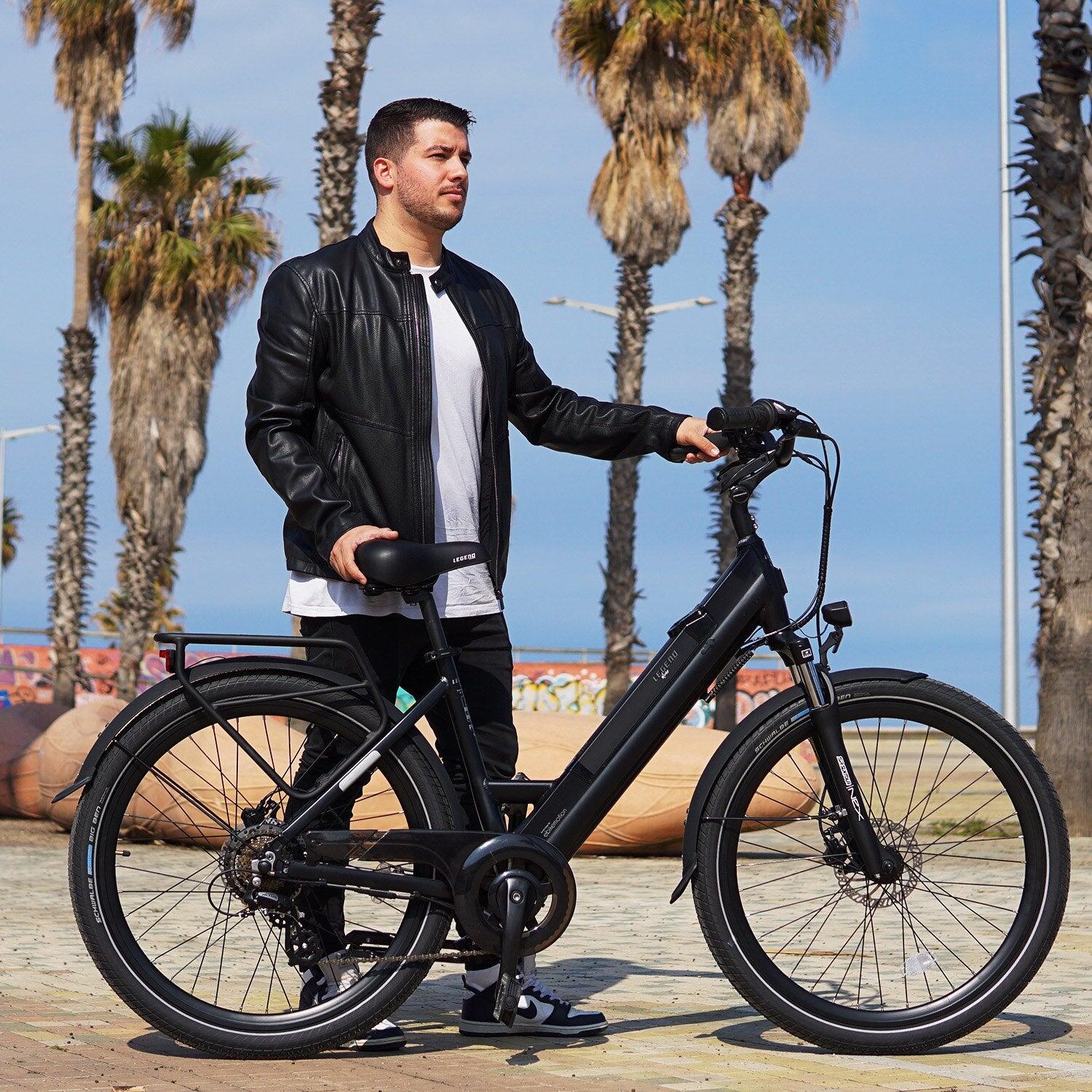 Vélo de Ville Électrique 26" Smartbike - Legend Milano 14Ah Noir – Image 3