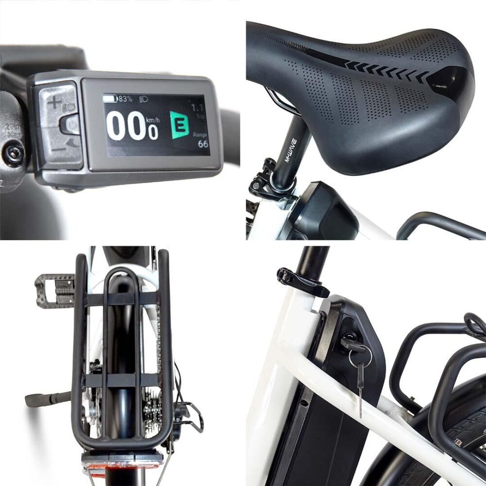 Mini | VAE pliable | 100 km Automomie | Noir | 20"
