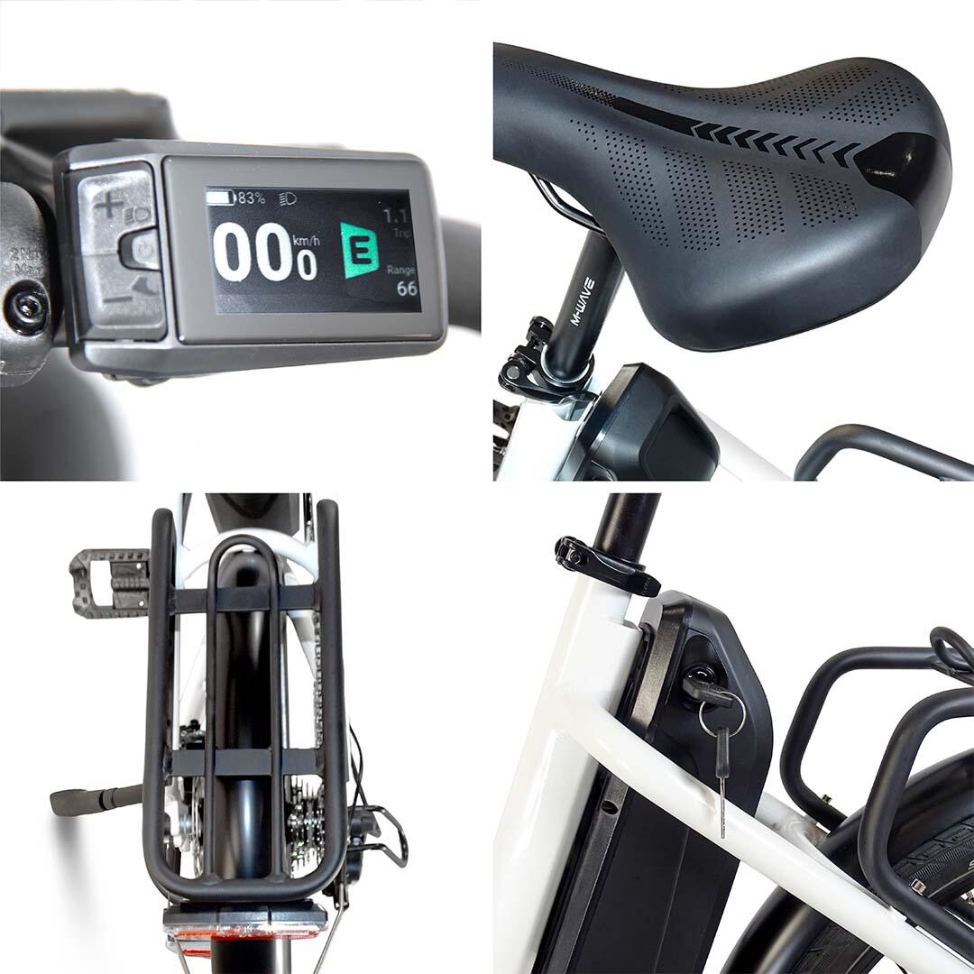 Mini | VAE pliable | 100 km Automomie | Noir | 20"