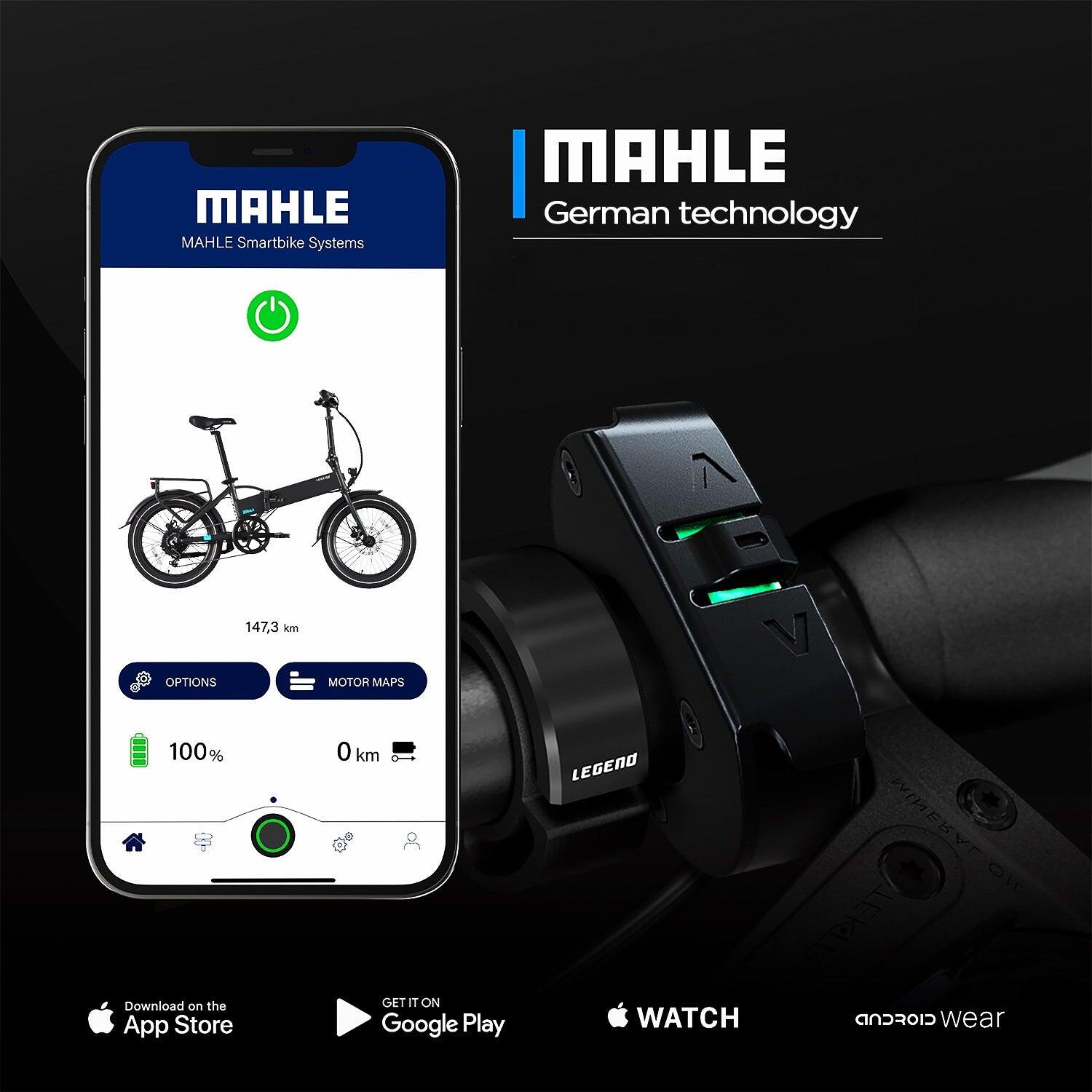 Vélo Électrique Pliant 20" Smartbike - Legend Monza 14Ah Bleu – Image 2
