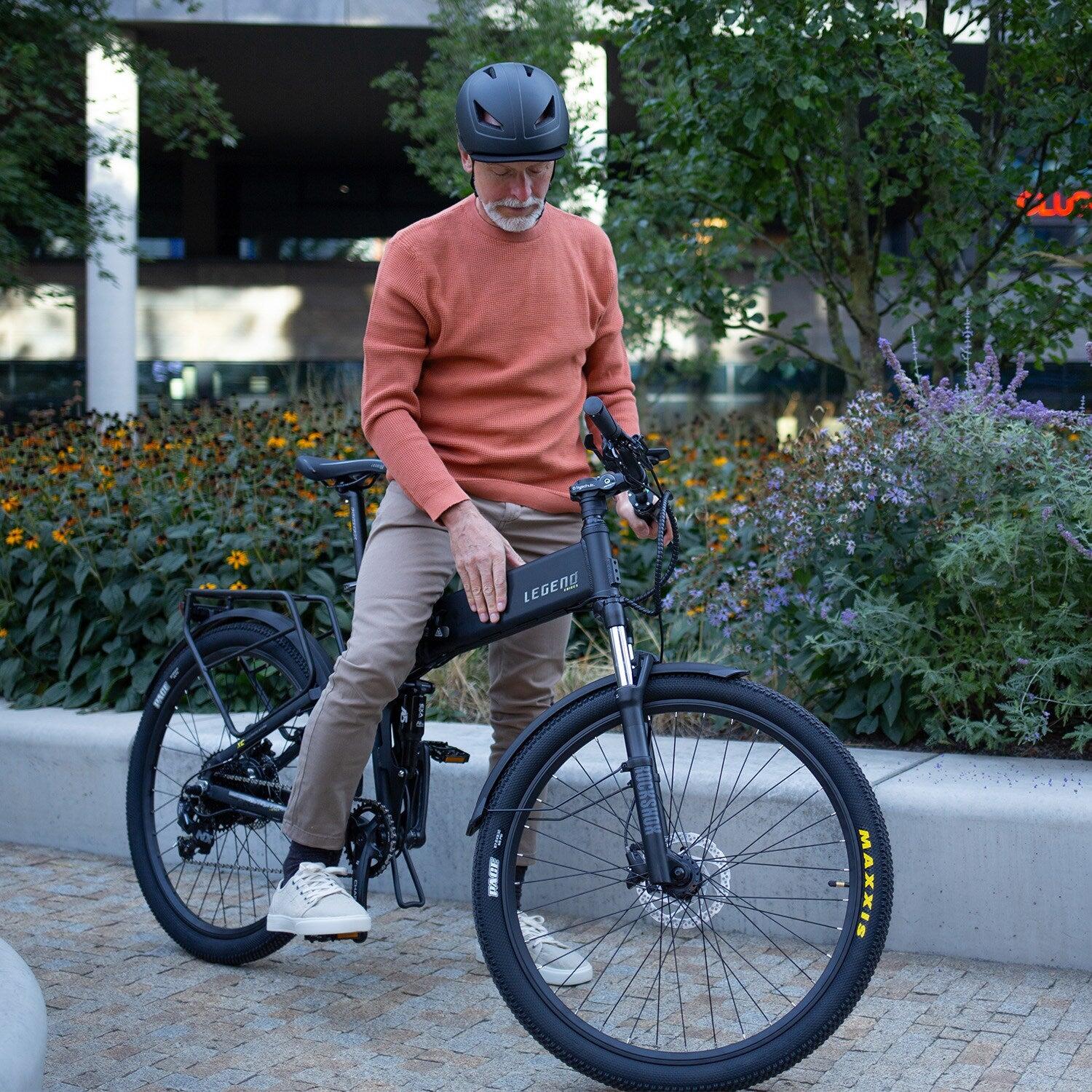 Vélo VTT Électrique Pliant 27,5" Smartbike - Legend Etna SR 14Ah Noir – Image 3