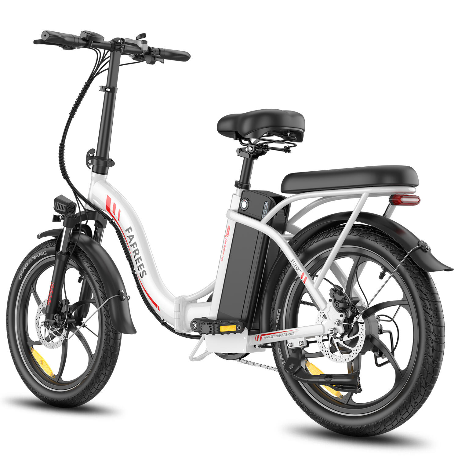 Vélo électrique FAFREES F20+ 20" à gros pneus, batterie 20 Ah, Shimano 7 vitesse