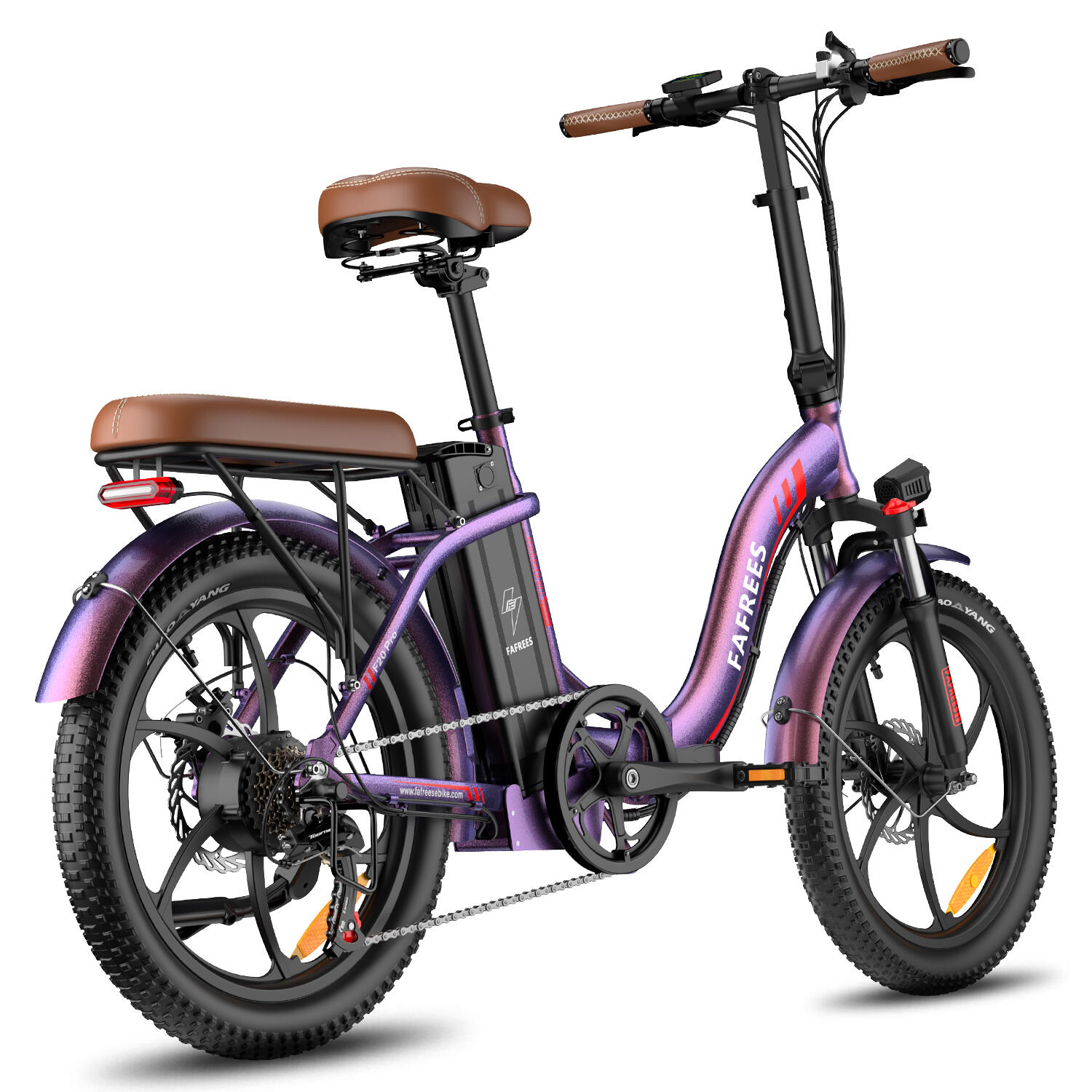 Vélo électrique pliant FAFREES F20 Pro avec batterie 20 Ah et 7 vitesses