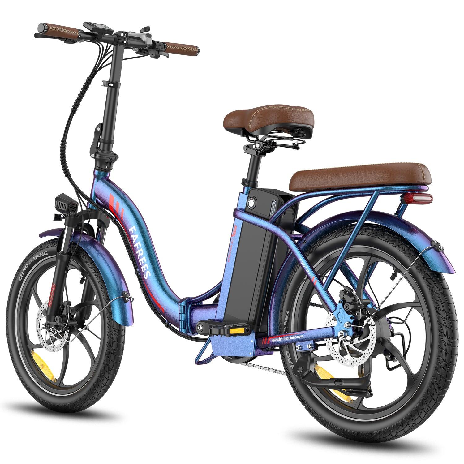 Vélo Électrique FAFREES F20+ Pro 250W 36V25Ah 20" Bleu Aurore