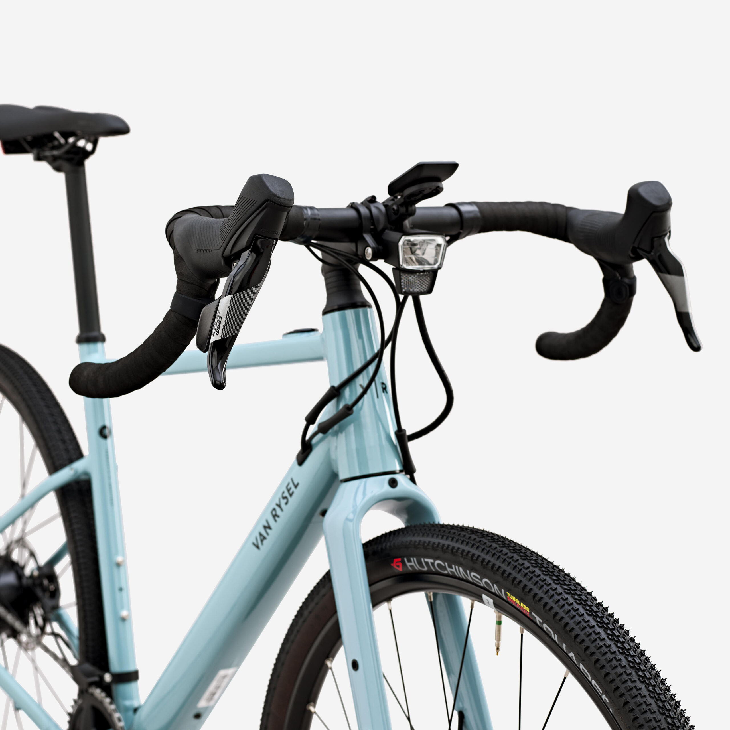 Vélo gravel électrique - E-GRVL AF HD Mahle X35 SRAM Apex 1x12 bleu – Image 6