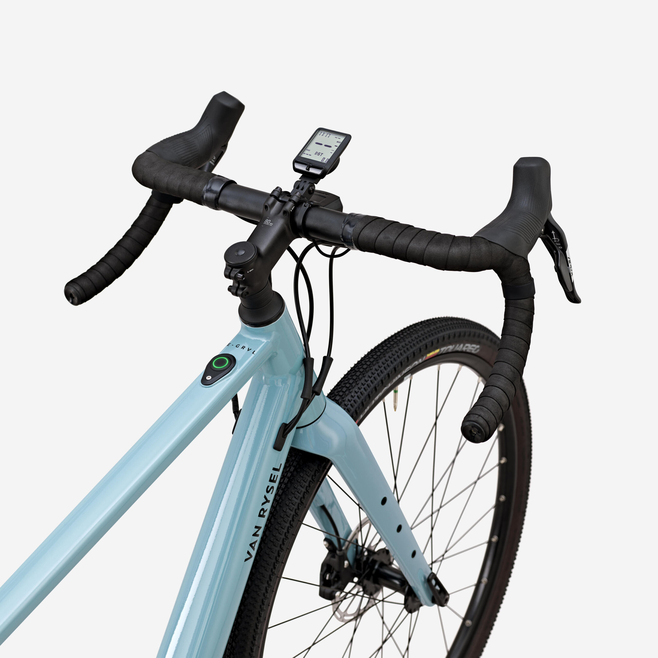 Vélo gravel électrique - E-GRVL AF HD Mahle X35 SRAM Apex 1x12 bleu – Image 7