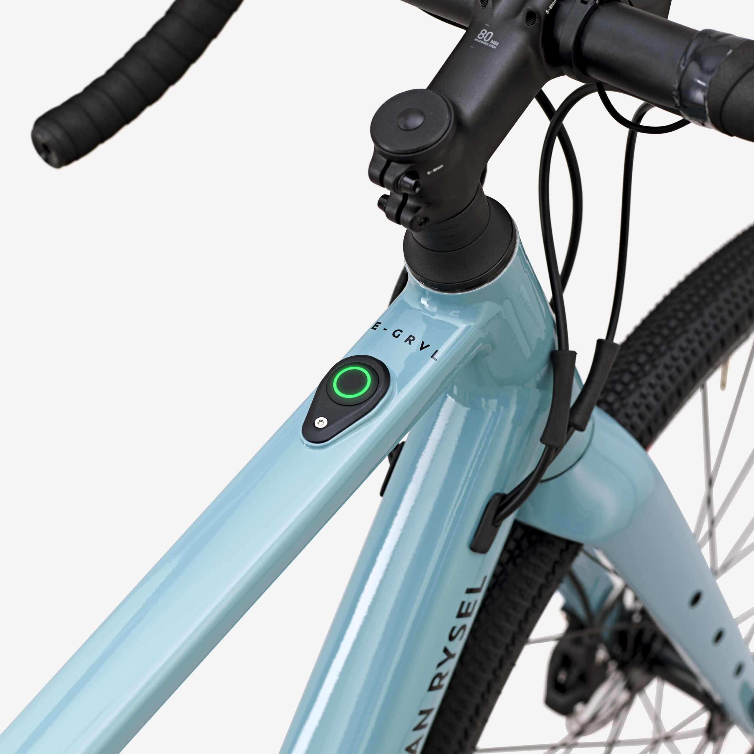 Vélo gravel électrique - E-GRVL AF HD Mahle X35 SRAM Apex 1x12 bleu – Image 8