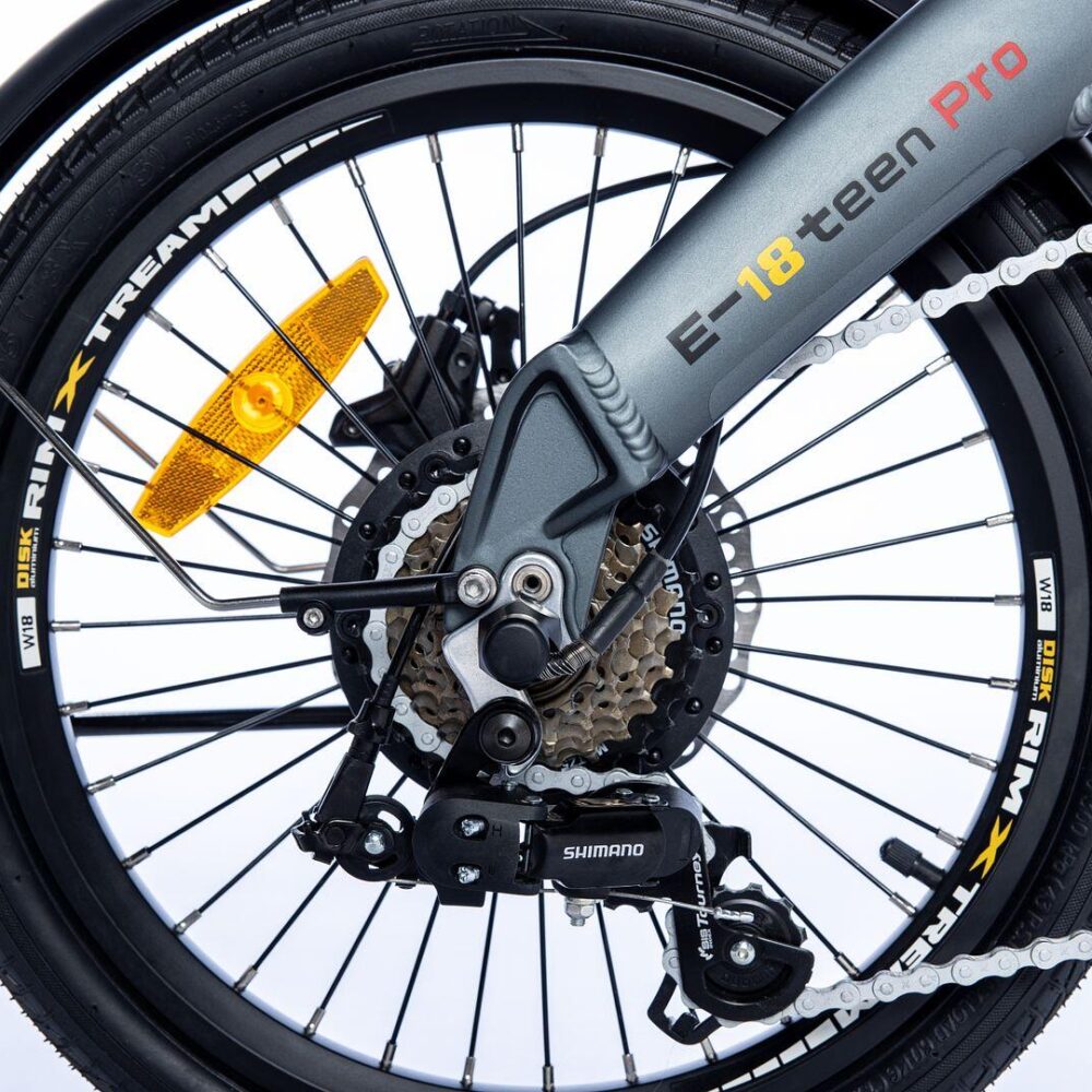 Vélo Electrique Pliant, E-Bike E-18TEEN,SHIMANO 7V,Batterie Ion Lithium 36V 9Ah