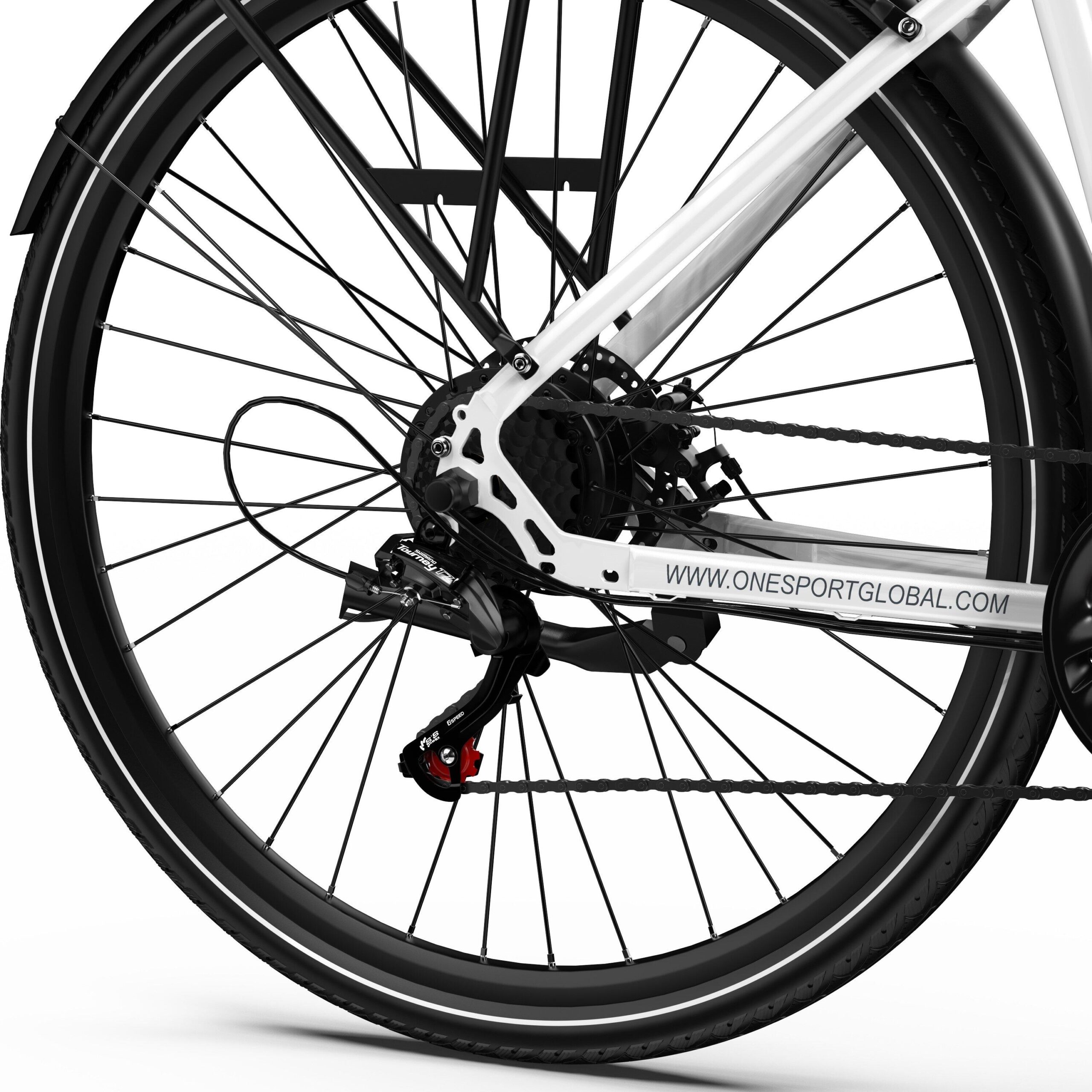 Vélo électrique urbain Onesport OT12 27.5" moteur 250W batterie 36V 13Ah 25km/h – Image 5