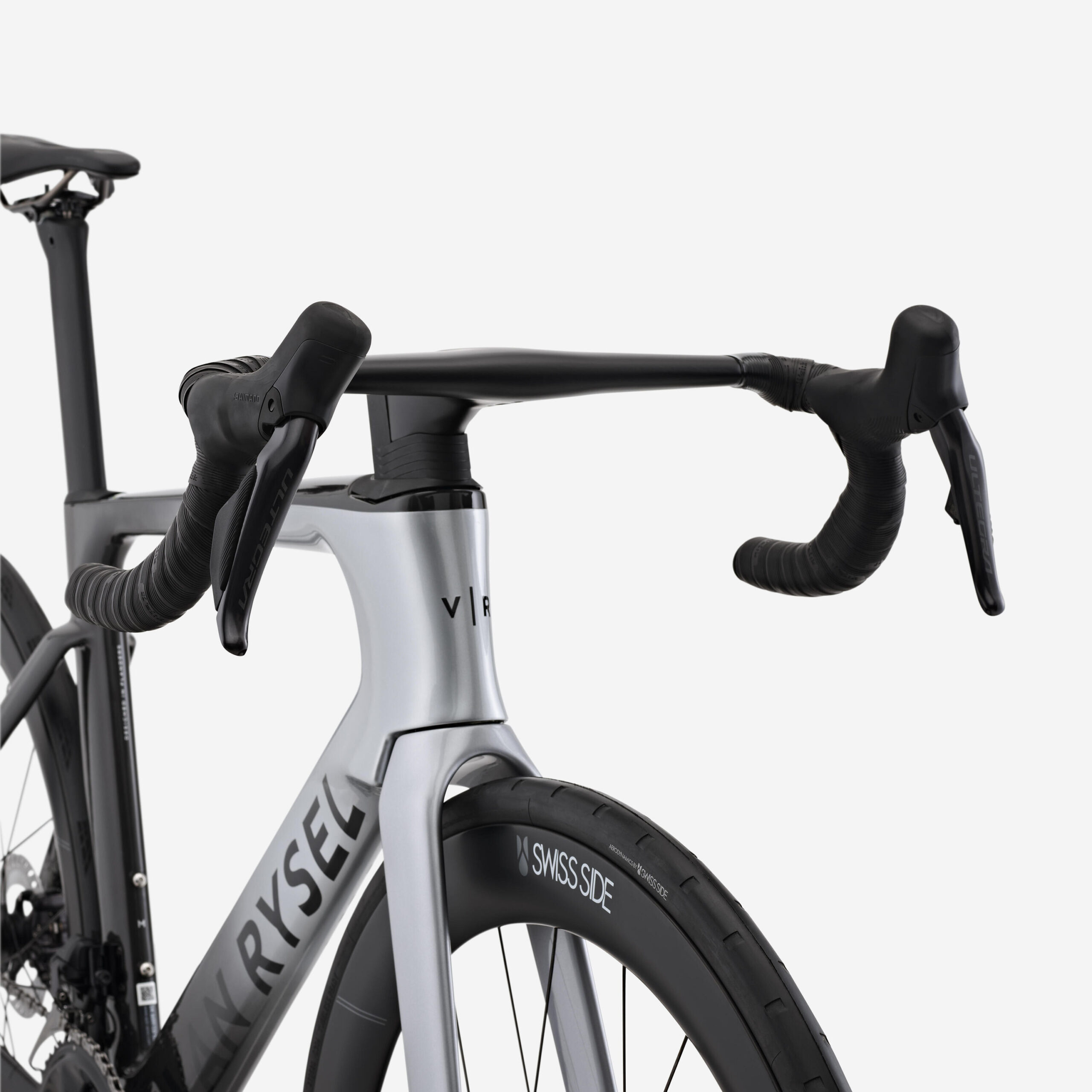 Vélo de route Shimano Ultegra DI2 2x12v capteur de puissance, RCR-F Pro gris – Image 3