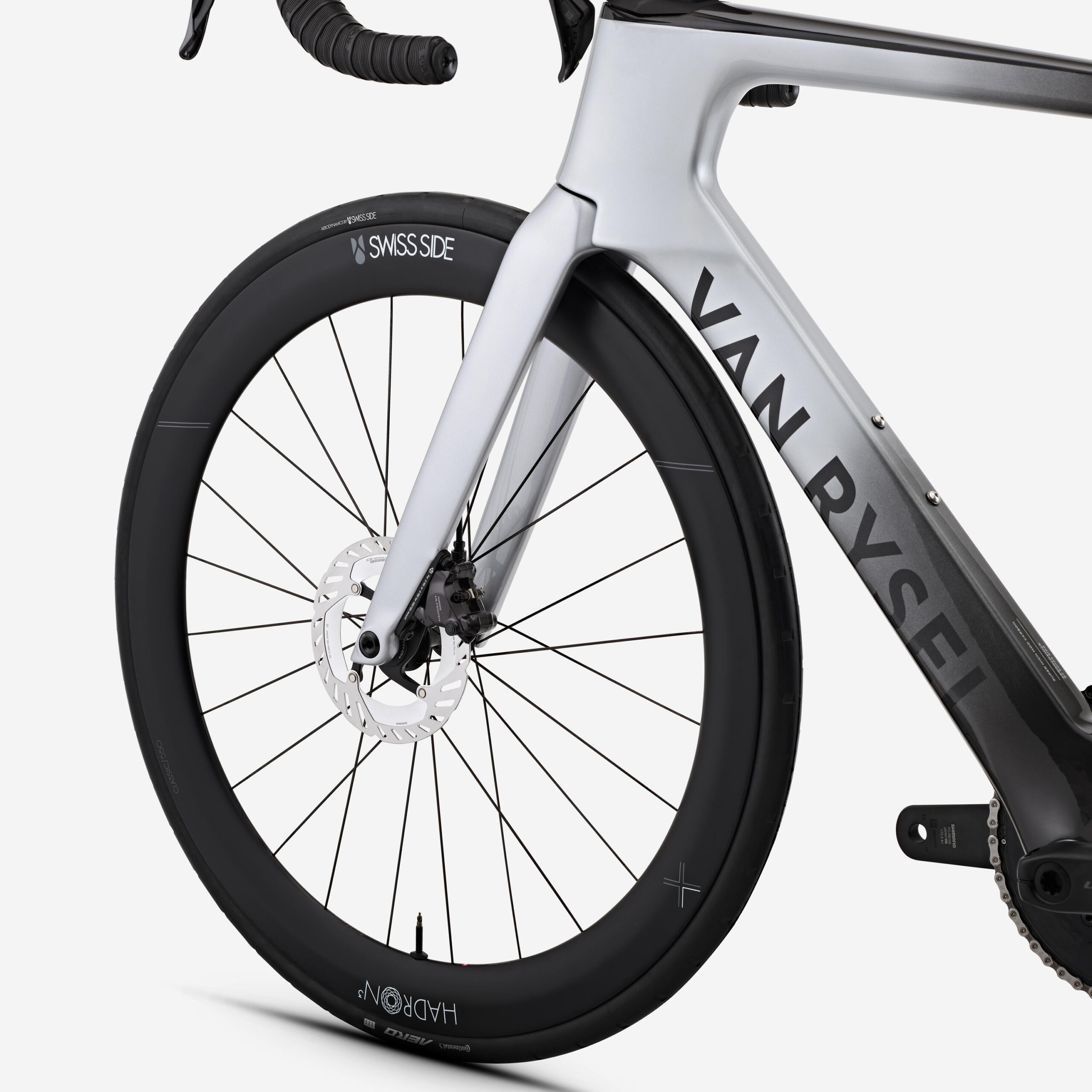 Vélo de route Shimano Ultegra DI2 2x12v capteur de puissance, RCR-F Pro gris – Image 5