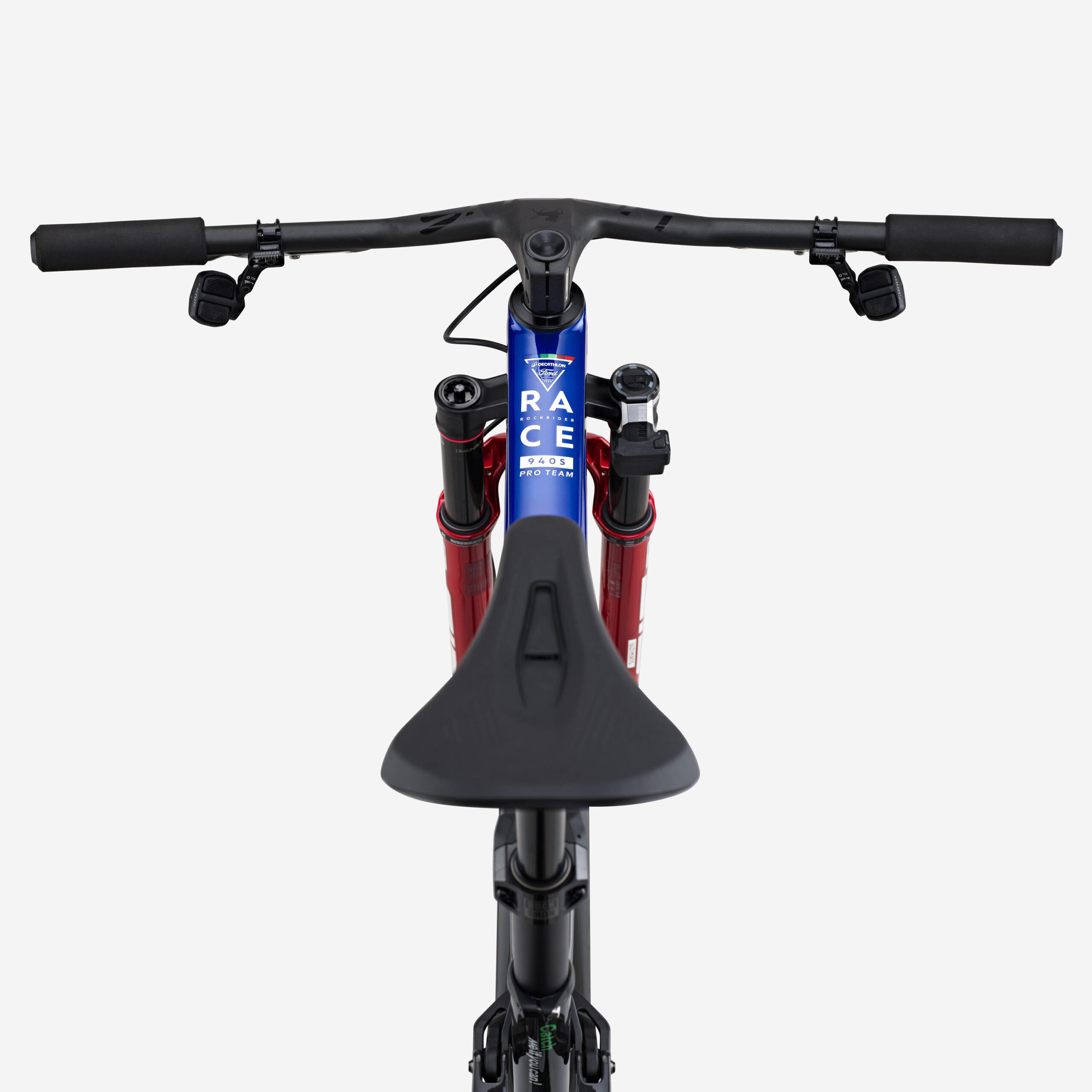 Vélo VTT tout-suspendu XC 29" cadre carbone, RACE 940 S PRO TEAM bleu vert rouge – Image 5