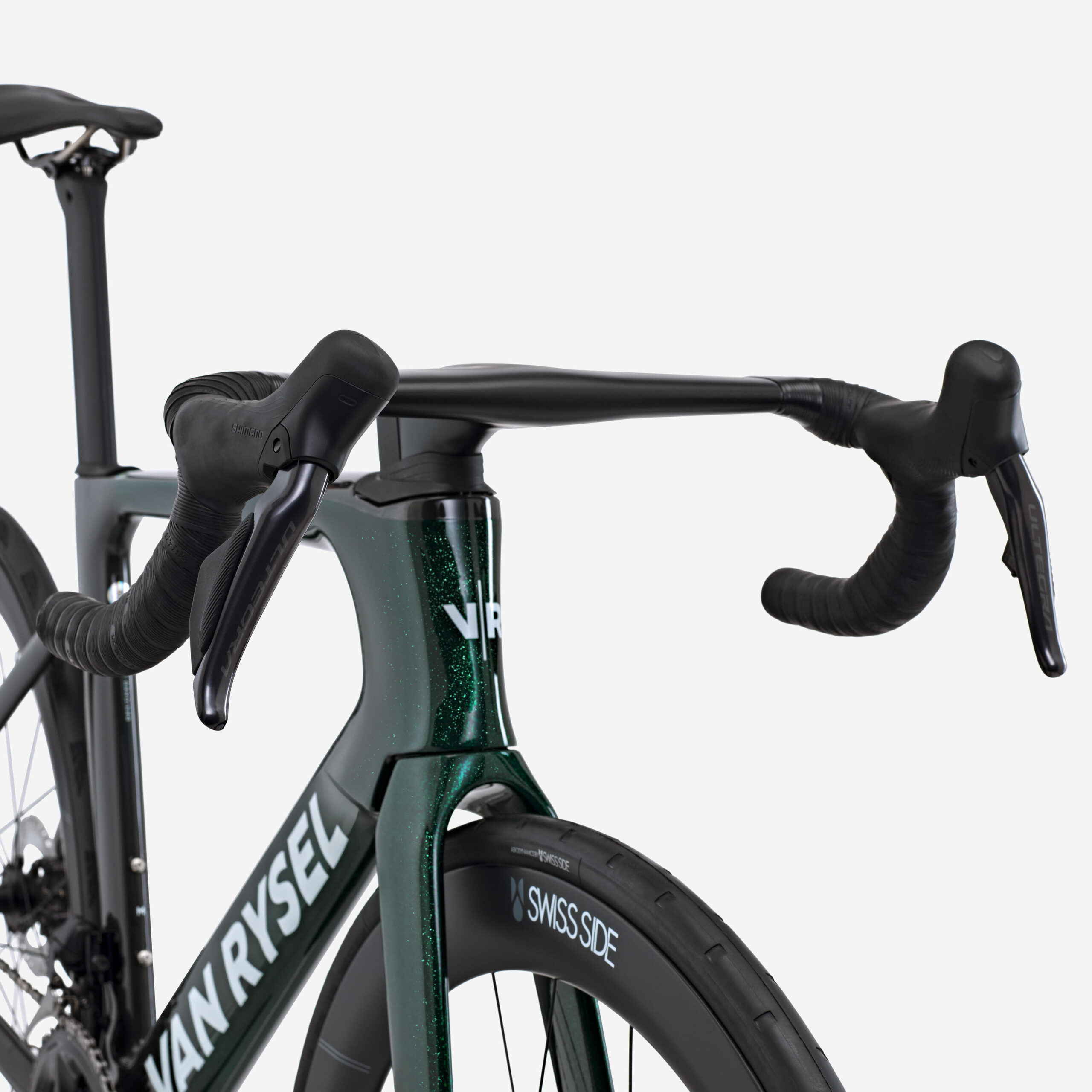 Vélo de route Shimano Ultegra DI2 2x12v capteur de puissance, RCR-F Pro vert – Image 4