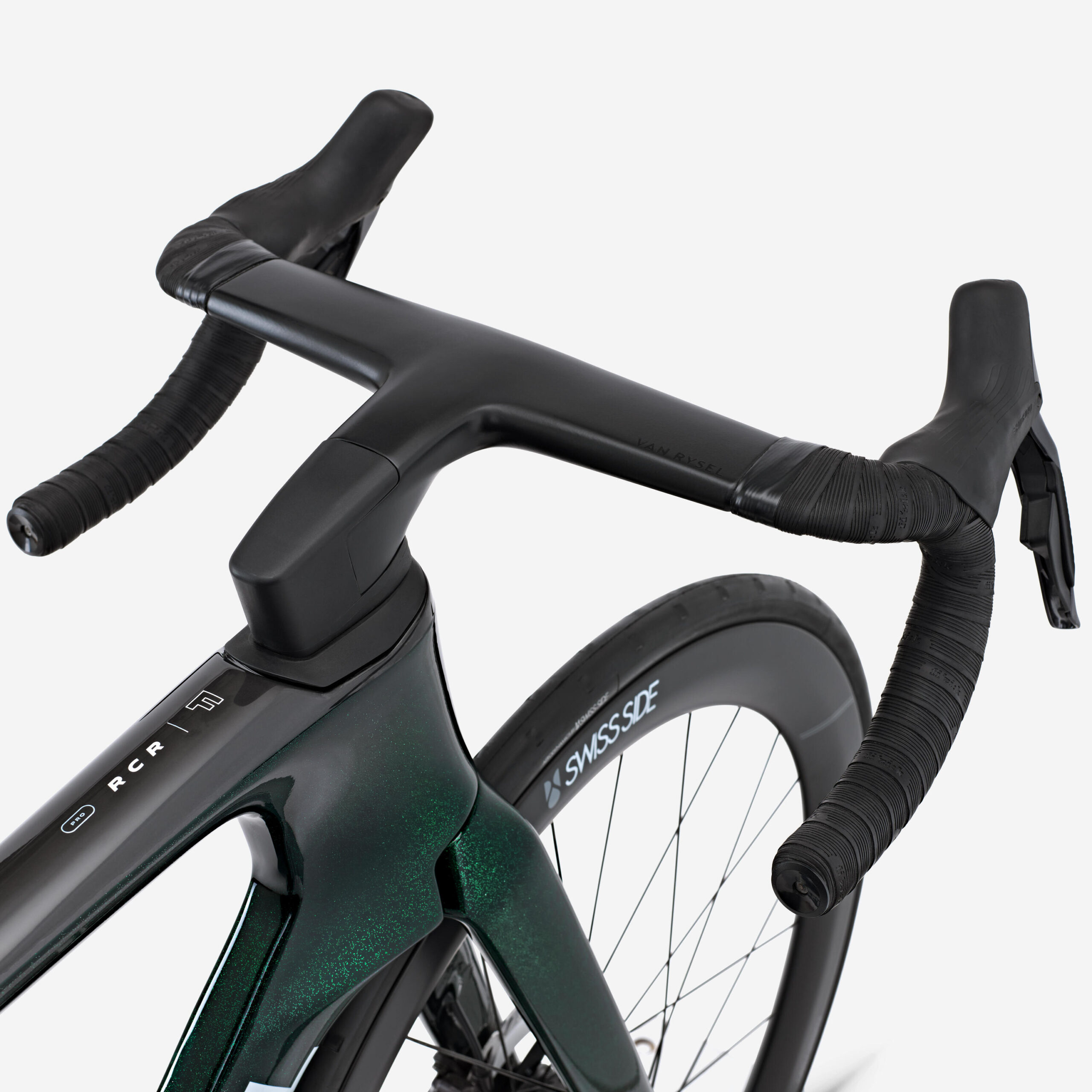 Vélo de route Shimano Ultegra DI2 2x12v capteur de puissance, RCR-F Pro vert – Image 5
