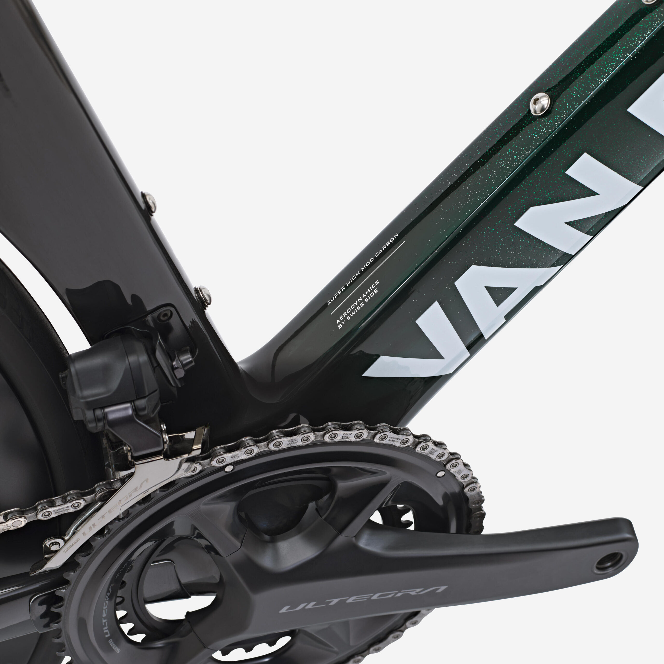 Vélo de route Shimano Ultegra DI2 2x12v capteur de puissance, RCR-F Pro vert – Image 9