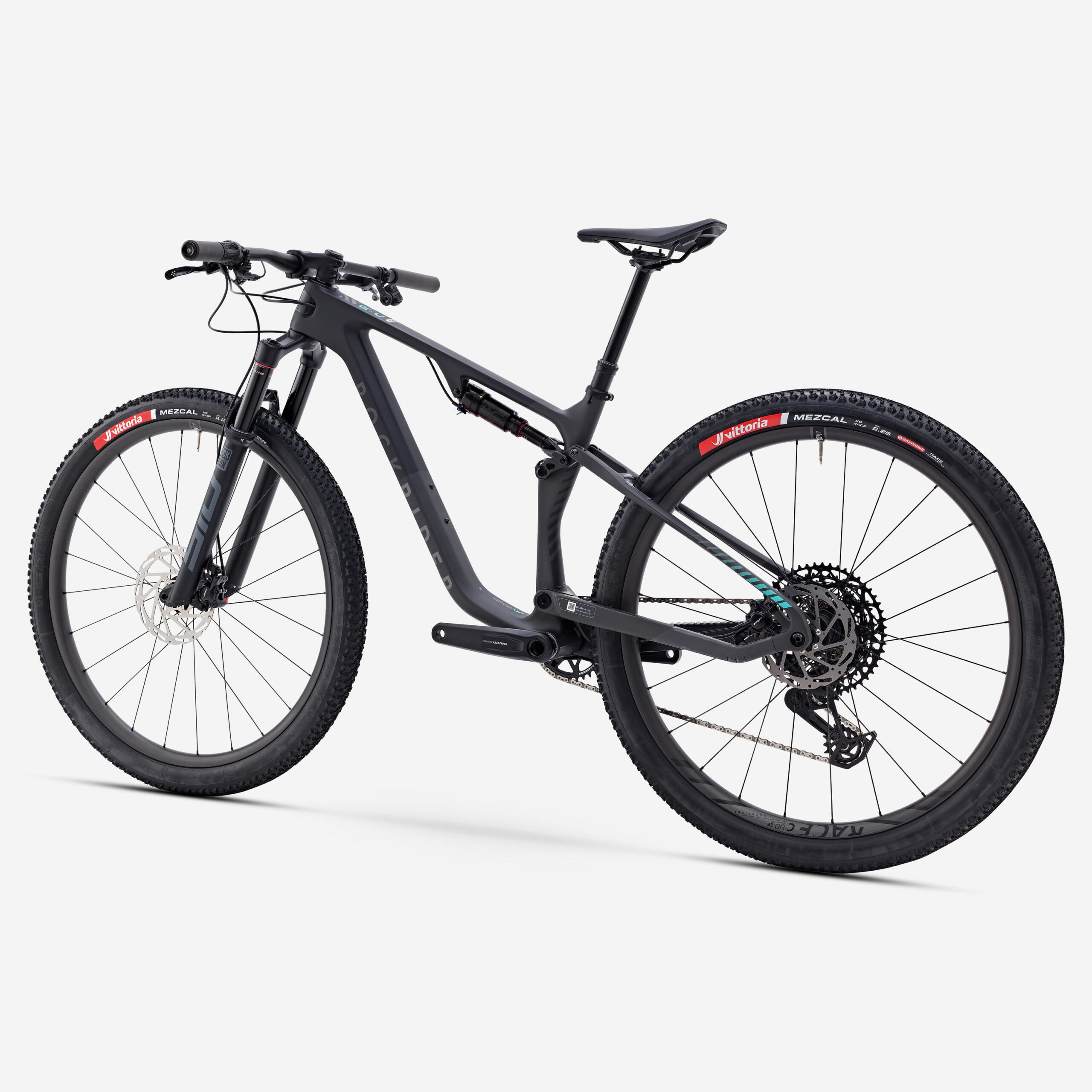 Vélo VTT tout-suspendu XC 29" cadre carbone, RACE 940 S COMP noir