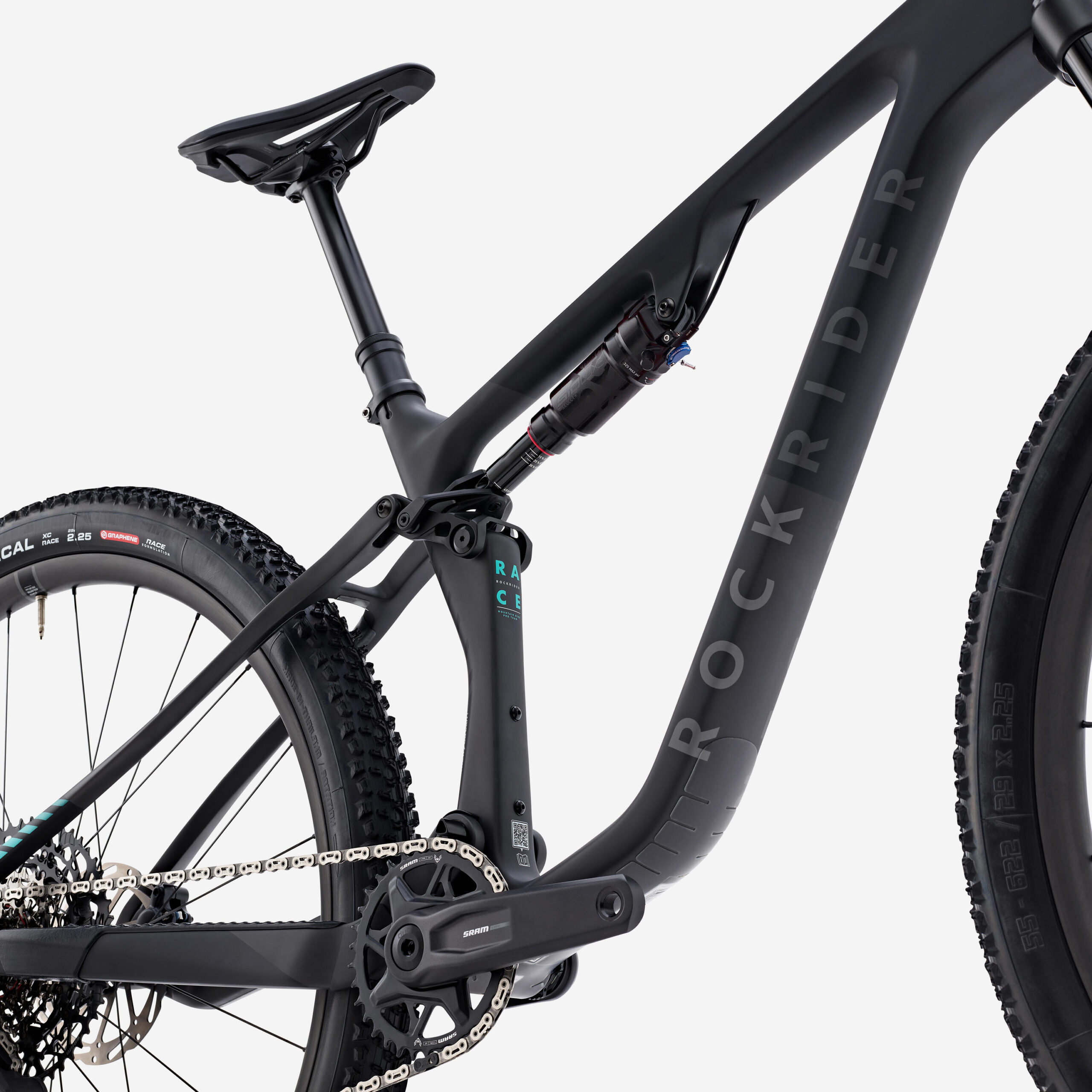 Vélo VTT tout-suspendu XC 29" cadre carbone, RACE 940 S COMP noir – Image 3