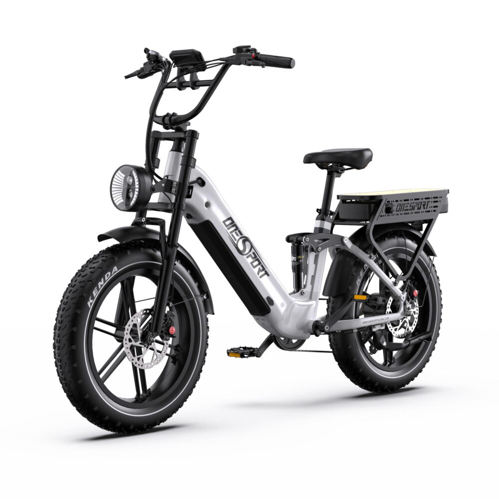 Vélo électrique tout suspendu ONESPORT OT08 PRO 48V 18Ah*2 Double batterie