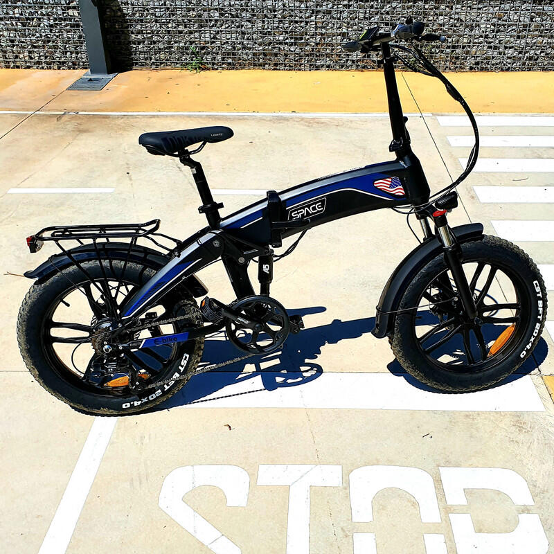 Vélo électrique Nasa Noir-Bleu par Tucano Bikes – Image 2