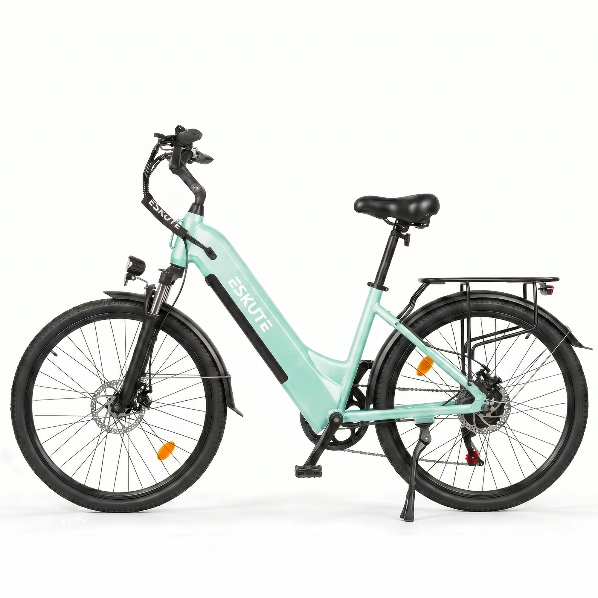 Vélo électrique ESKUTE C202 26" à cadre ouvert, moteur 250W, batterie 48V 17,5AH – Image 2