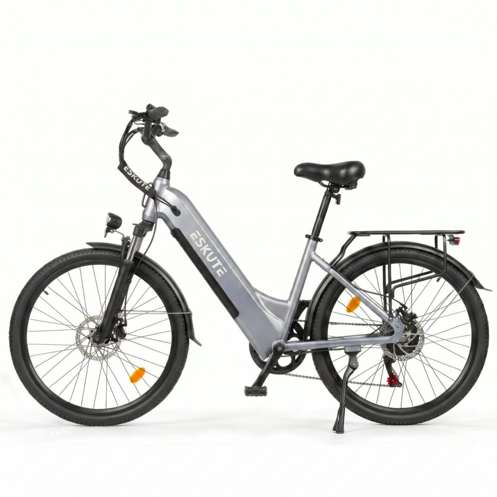 Vélo électrique ESKUTE C202 26" à cadre ouvert, moteur 250W, batterie 48V 17,5AH