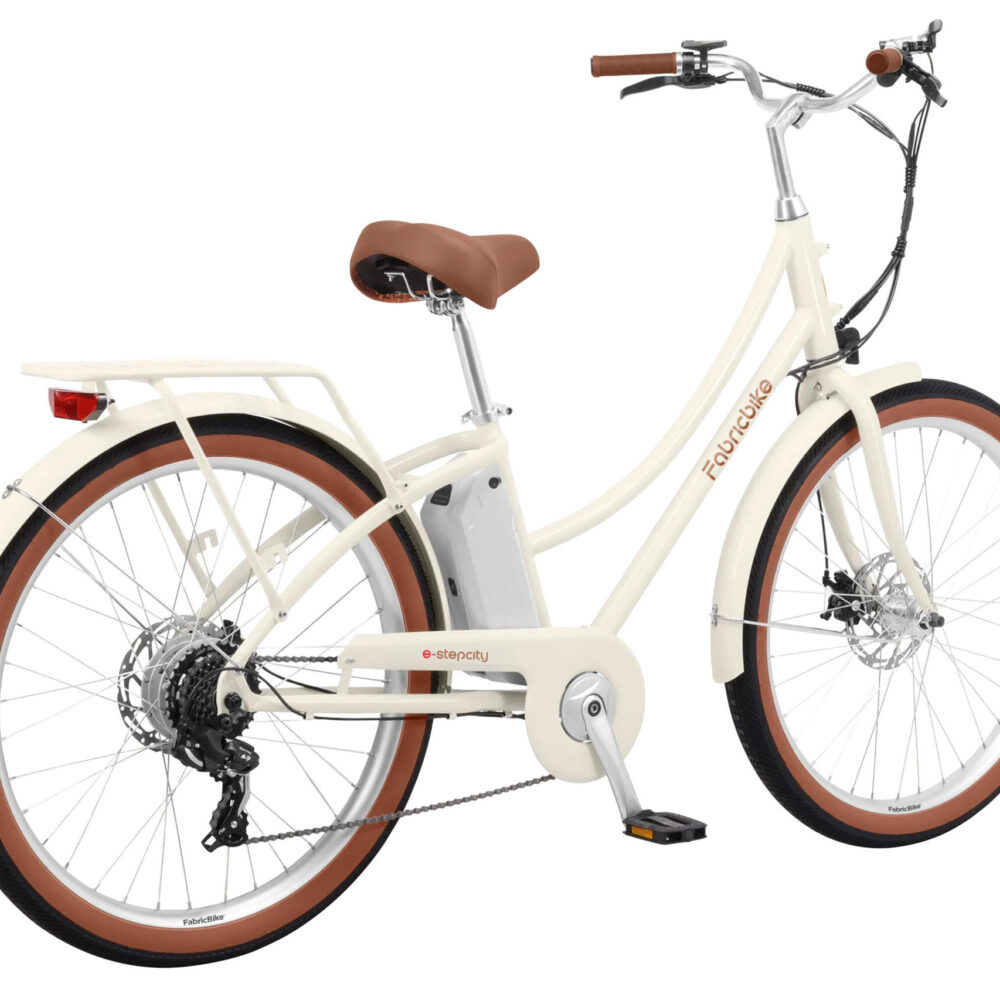 E-Stepcity Vélo Électrique – 250W, 36V, 60 km, Shimano 7V. Light Sand