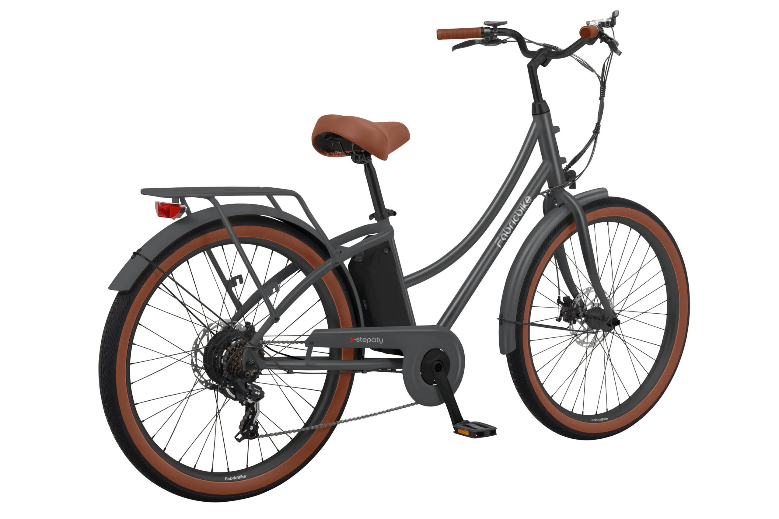 E-Stepcity Vélo Électrique - 250W, 36V, 60 km, Shimano 7V. Graphite