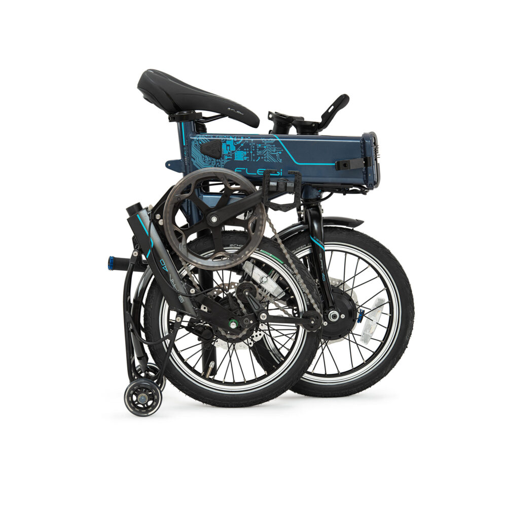 Vélo électrique pliant Supra 4.0+ Tech navy| Roues 16" | Autonomie 90 km