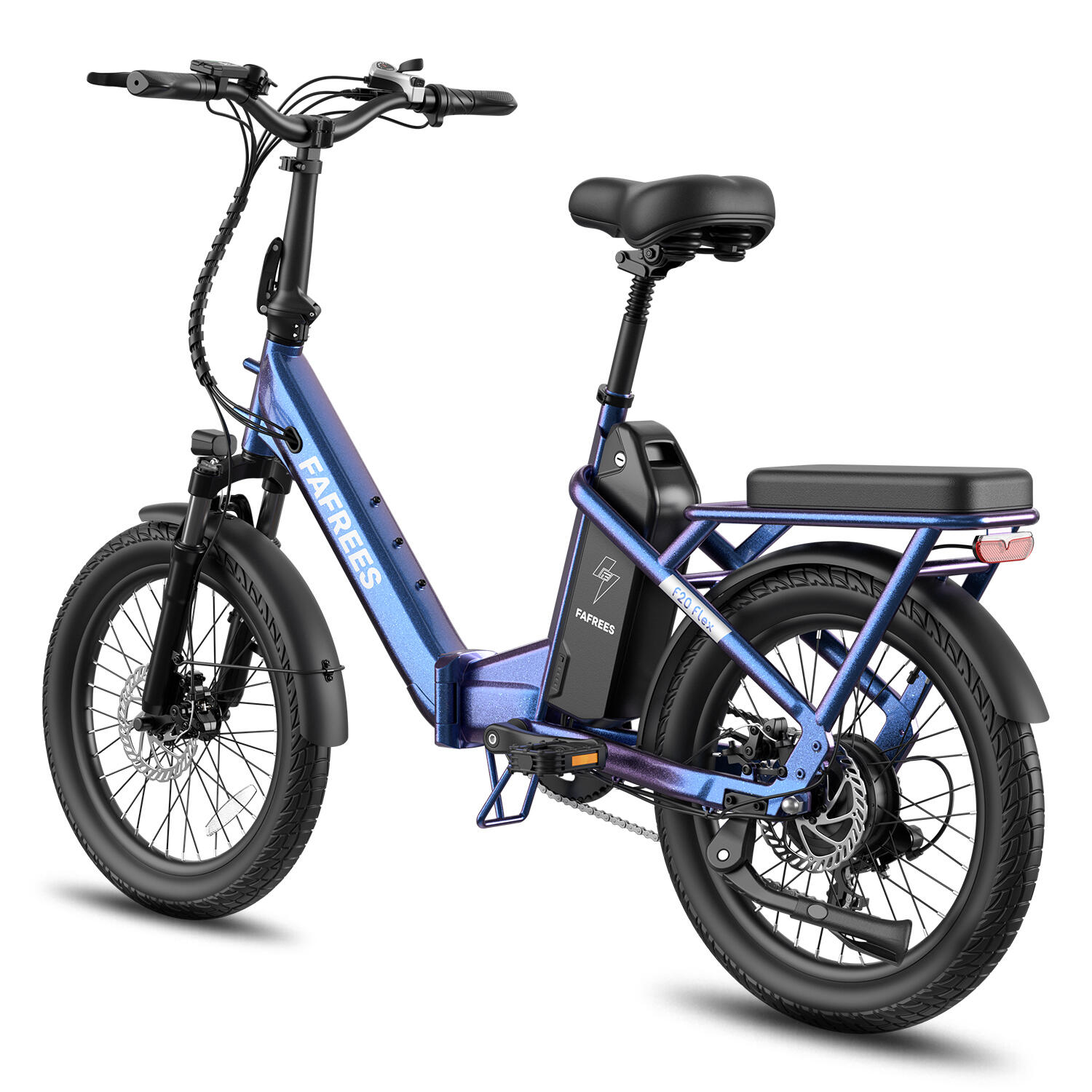 Vélo électrique léger FAFREES F20 Flex pour trajets urbains – Batterie 36V 25AH