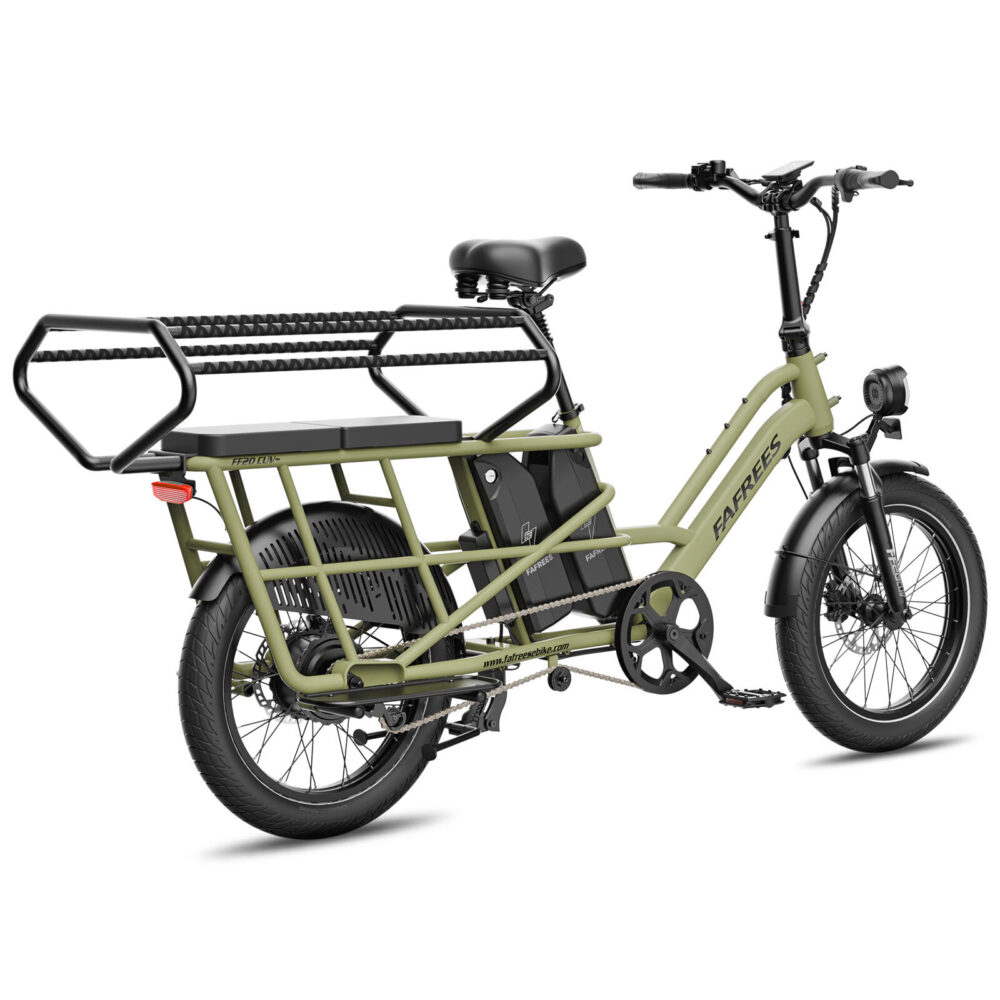 Vélo cargo électrique FAFREES FF20 CUV, double batterie 15 Ah