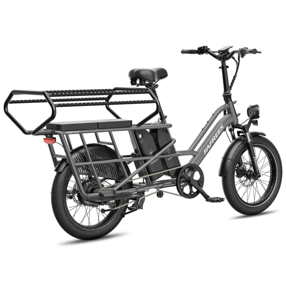 Vélo cargo électrique FAFREES FF20 CUV, double batterie 15 Ah
