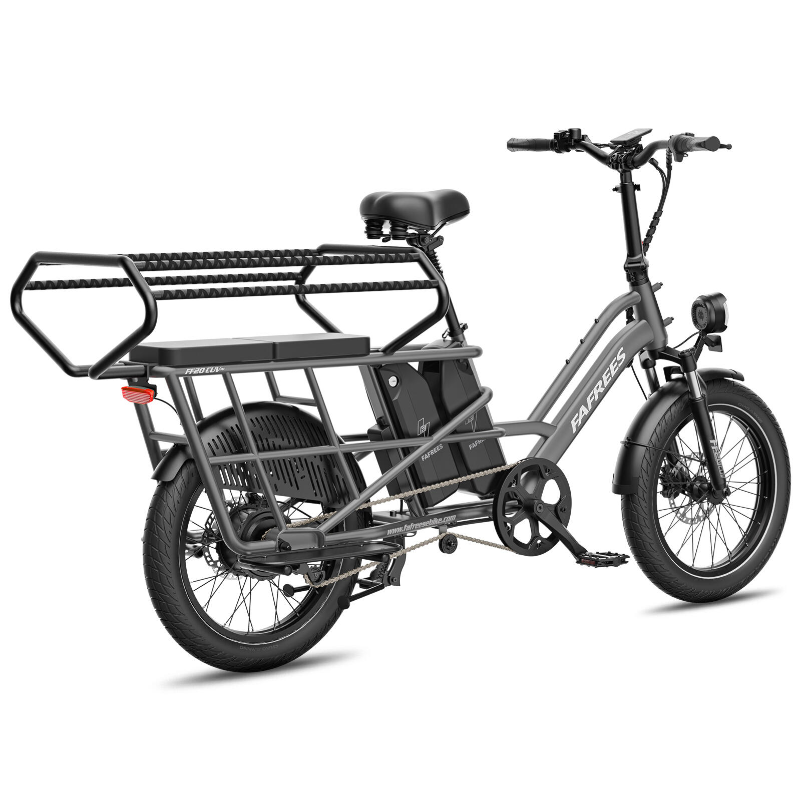 Vélo cargo électrique FAFREES FF20 CUV, double batterie 15 Ah