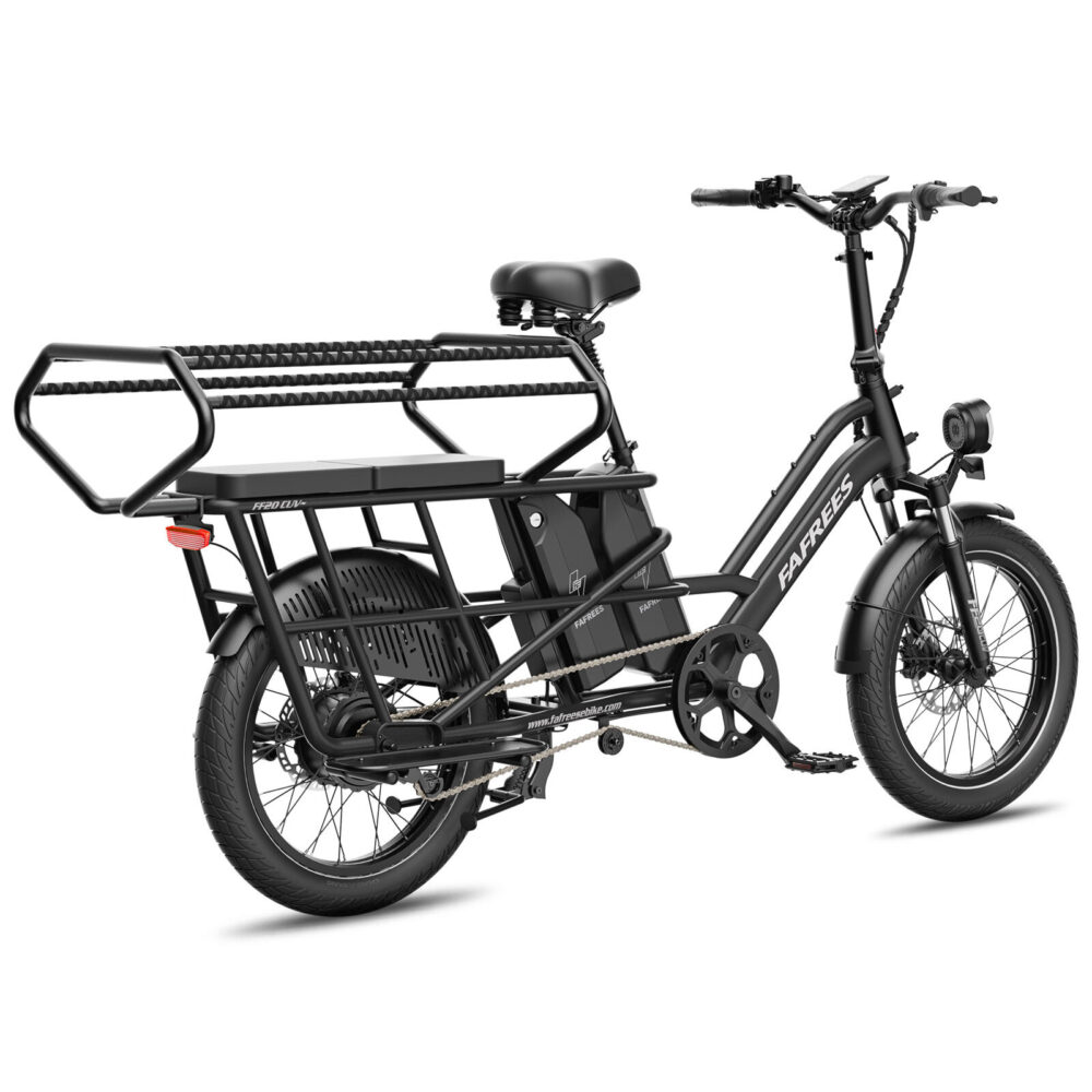 Vélo cargo électrique FAFREES FF20 CUV, double batterie 15 Ah