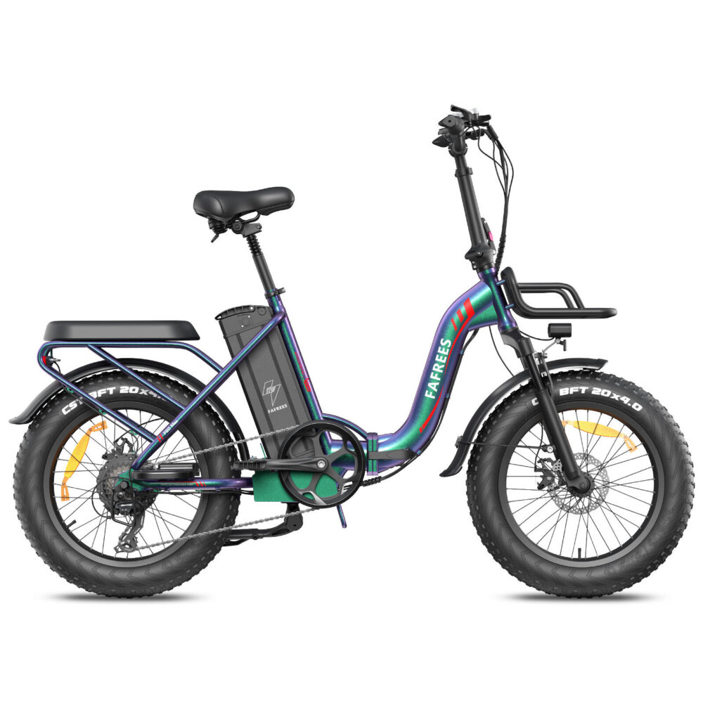 Vélo électrique pliant FAFREES F20 Max avec batterie 48 V 30 Ah et écran LCD