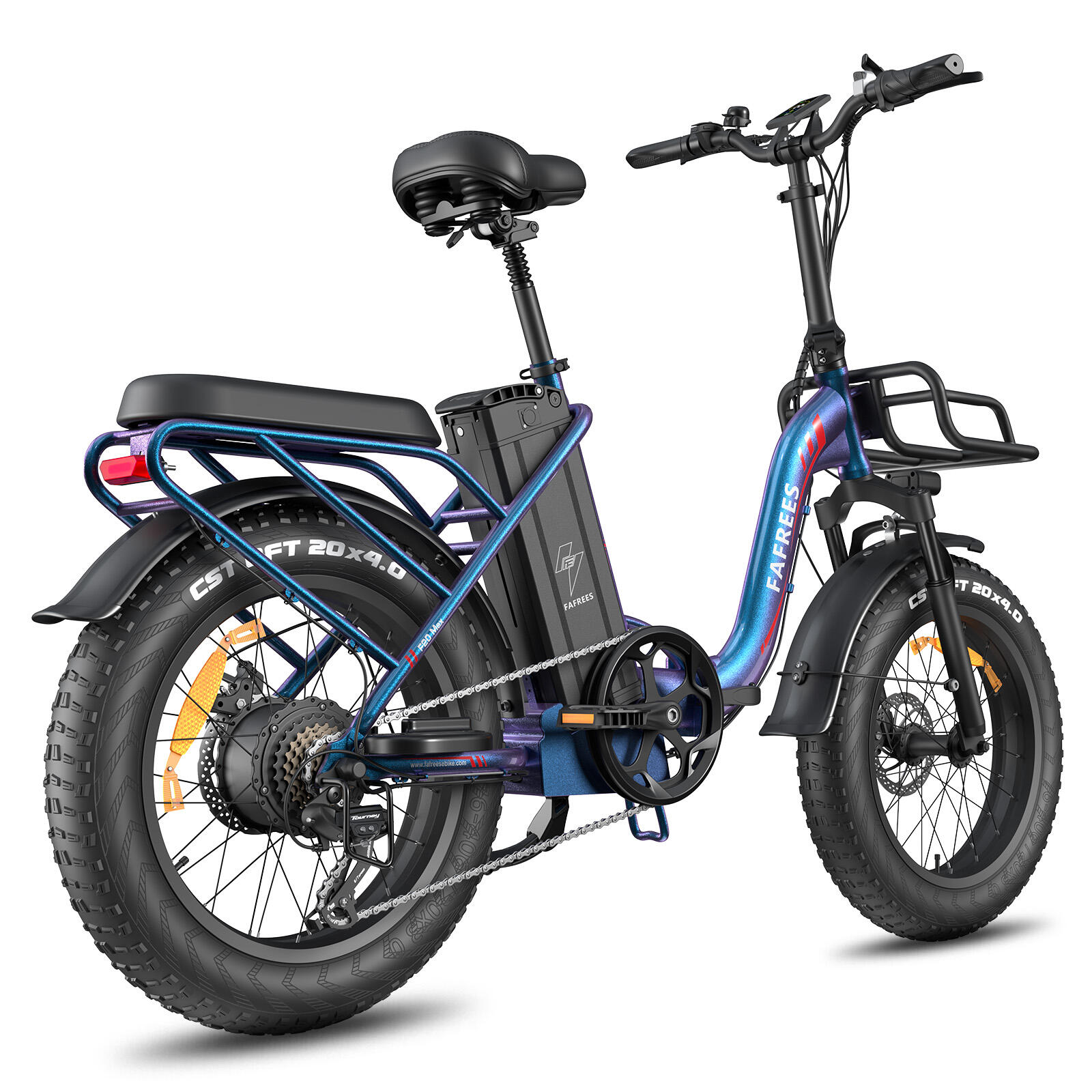 Vélo électrique pliant FAFREES F20 Max avec batterie 48 V 30 Ah et écran LCD – Image 3