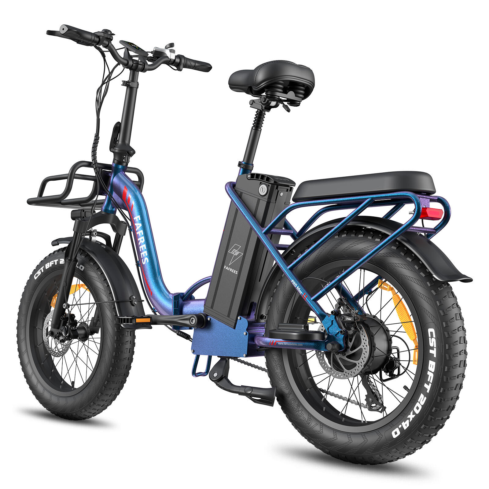 Vélo électrique pliant FAFREES F20 Max avec batterie 48 V 30 Ah et écran LCD – Image 4