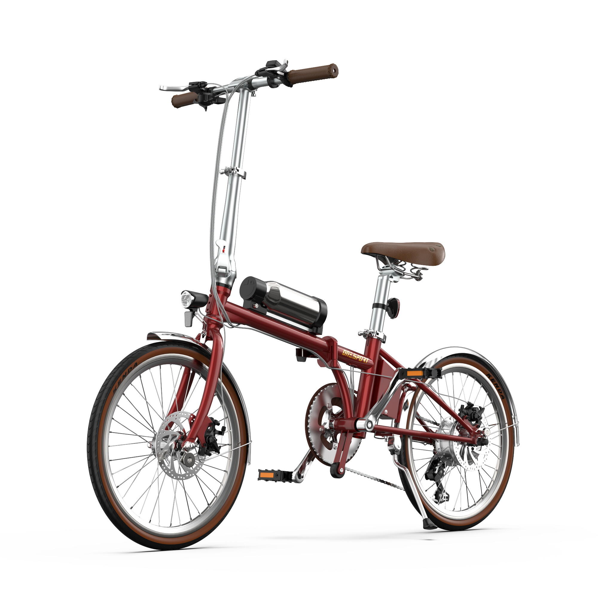 Vélo électrique pliable et léger OneSport OT02 Pro avec capteur de couple
