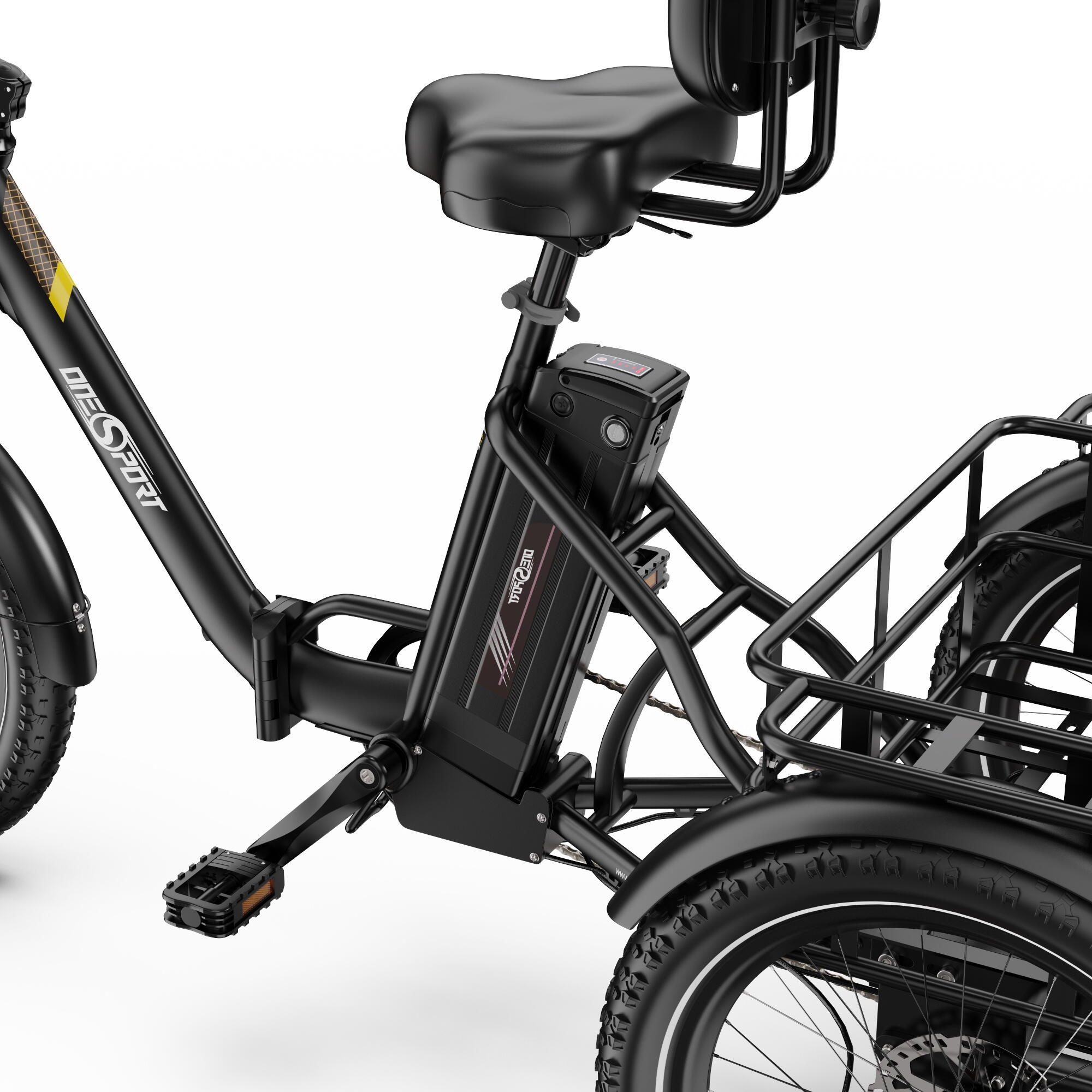 Vélo cargo électrique ONESPORT OT30 PRO - Batterie 48V 18Ah – Image 4
