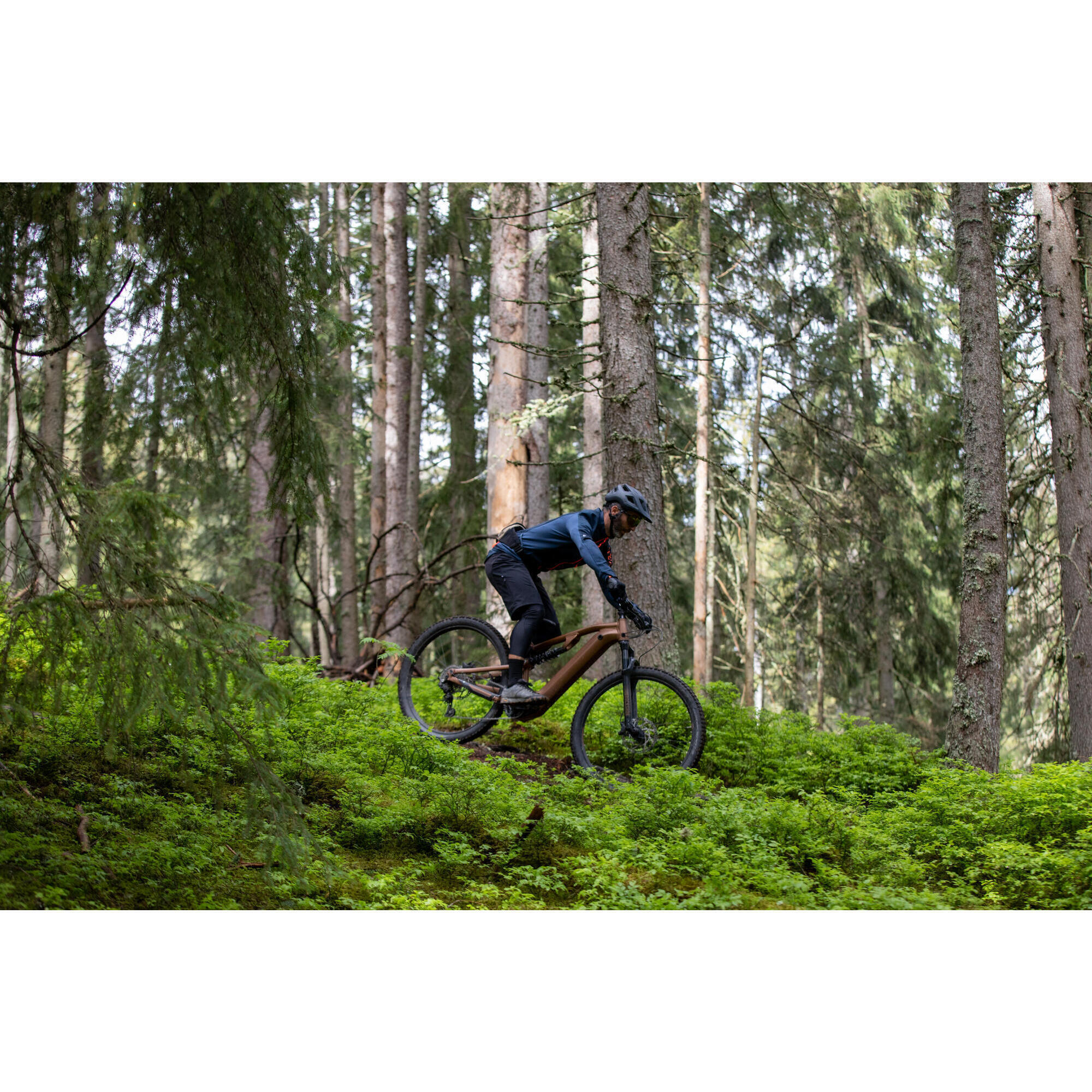 Vélo VTT électrique tout suspendu 29" - E-EXPL 700 S Cuivre – Image 7