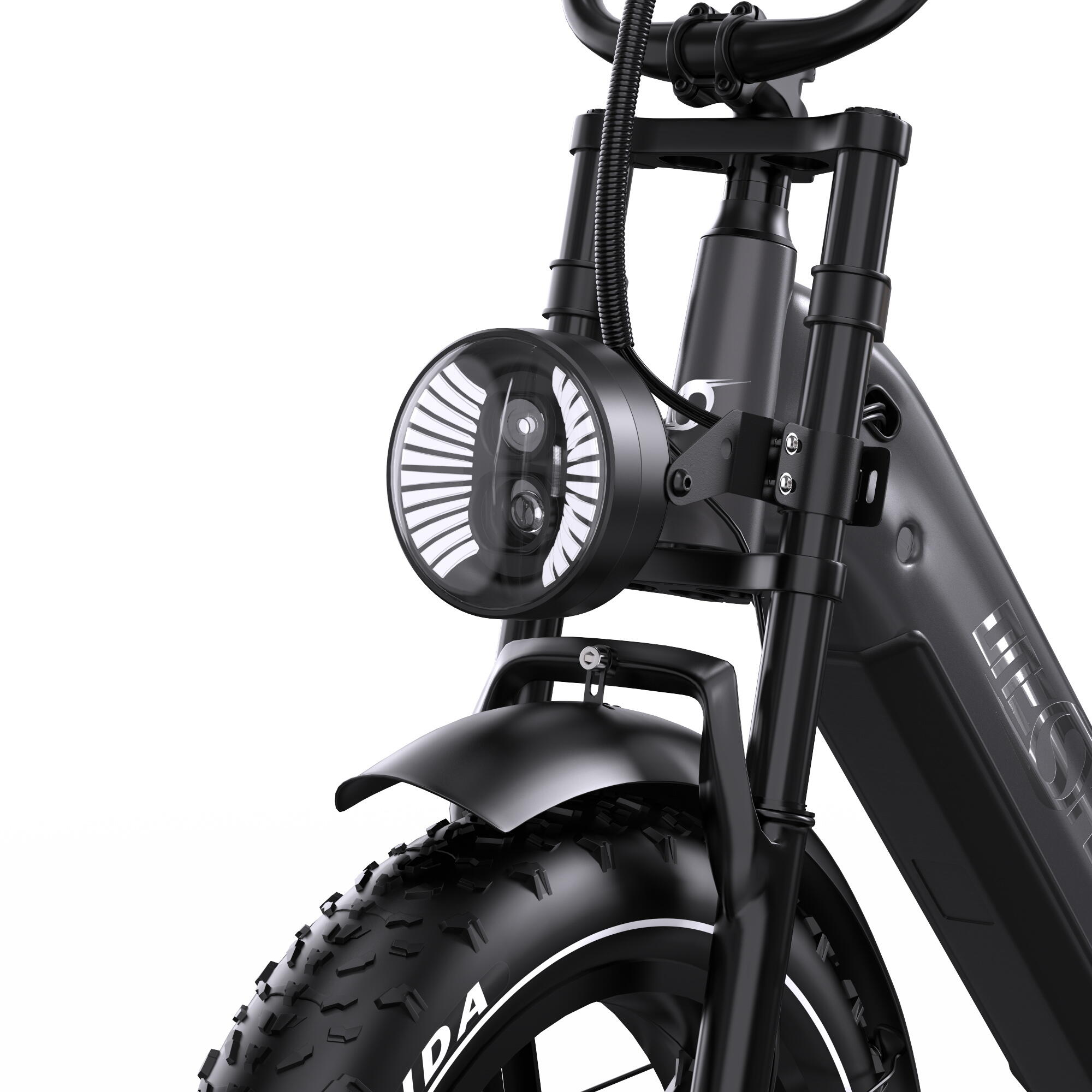 Vélo électrique tout suspendu ONESPORT OT08 PRO 48V 18Ah*2 Double batterie – Image 5