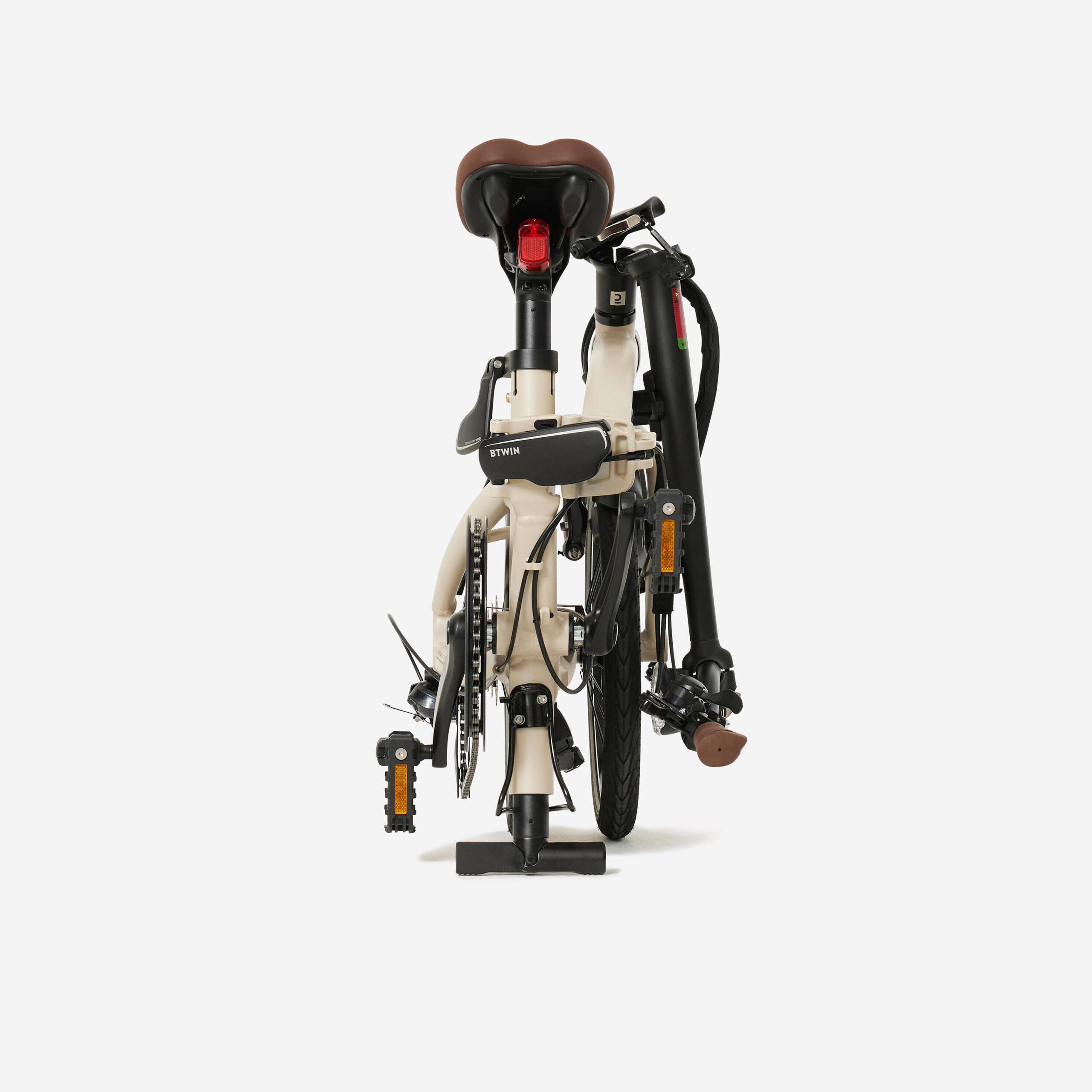 Velo pliant ultra compact fold light 1 seconde beige