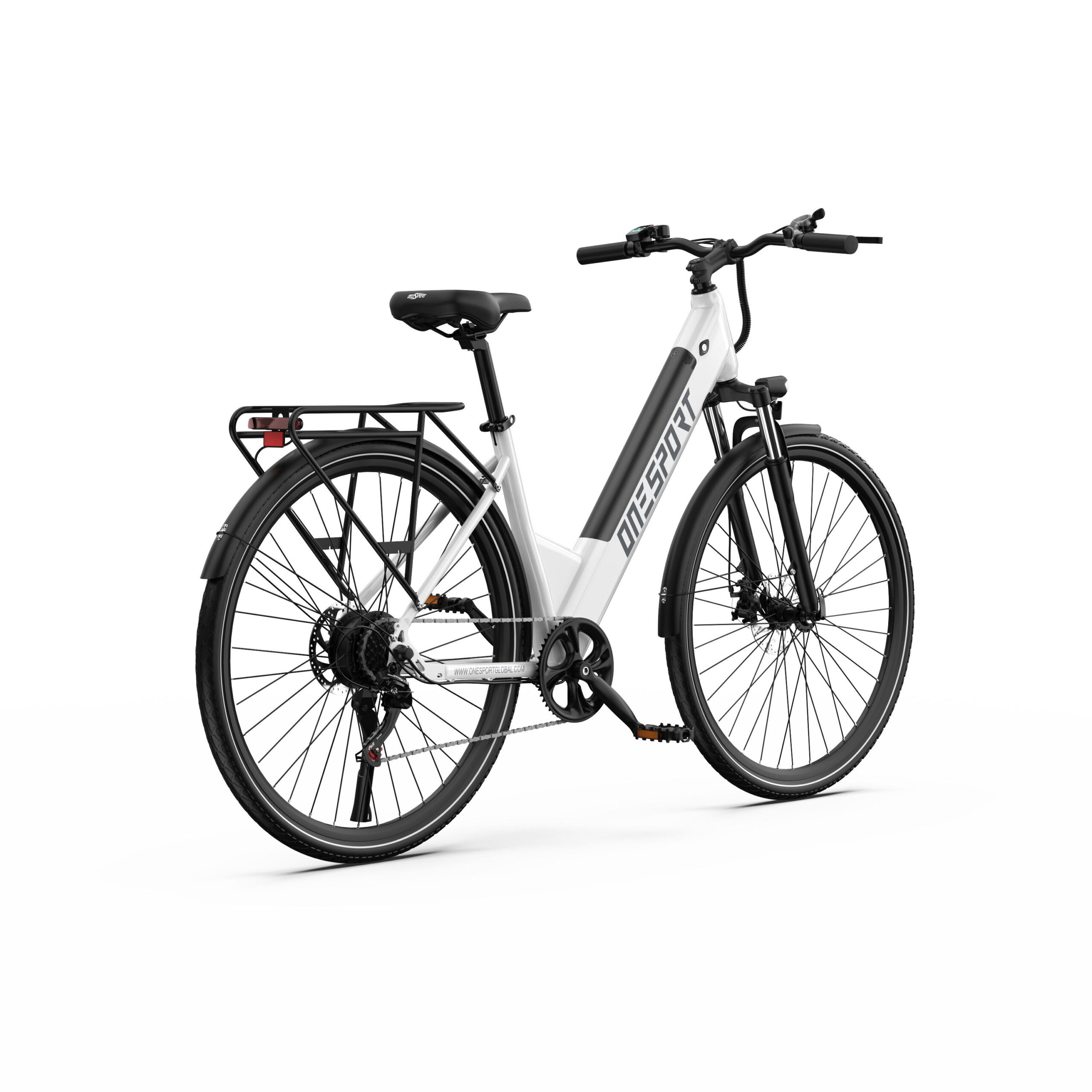 Vélo électrique urbain ONESPORT OT12 27,5", batterie 36 V 13 Ah